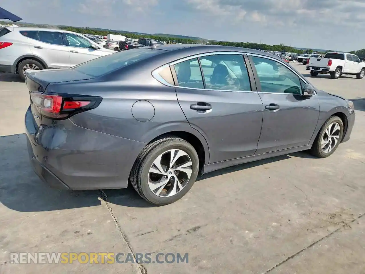3 fotografías del automóvil dañado 4S3BWAF69M3013844 SUBARU LEGACY 2021