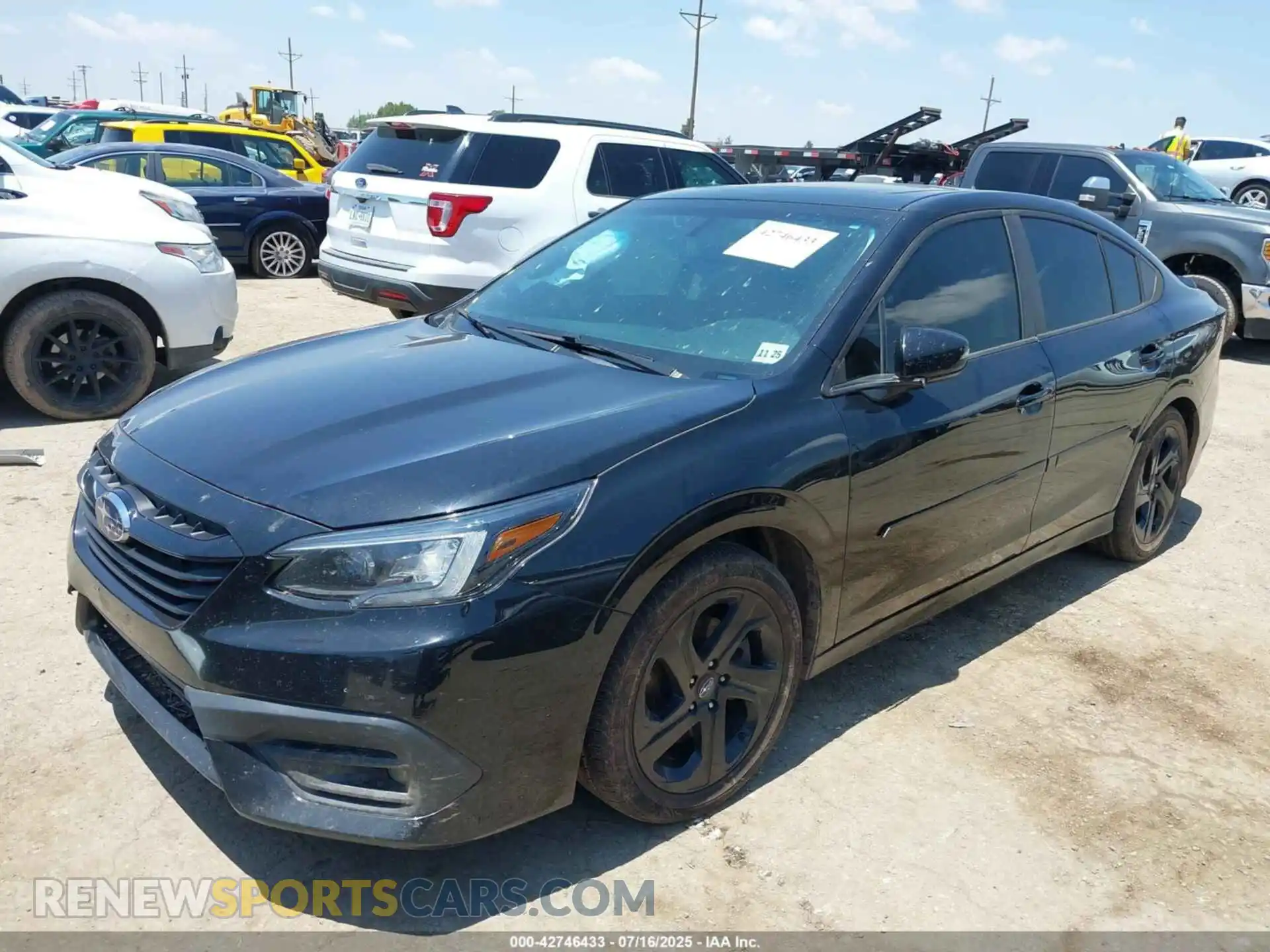 2 Photograph of a damaged car 4S3BWAH62M3006389 SUBARU LEGACY 2021