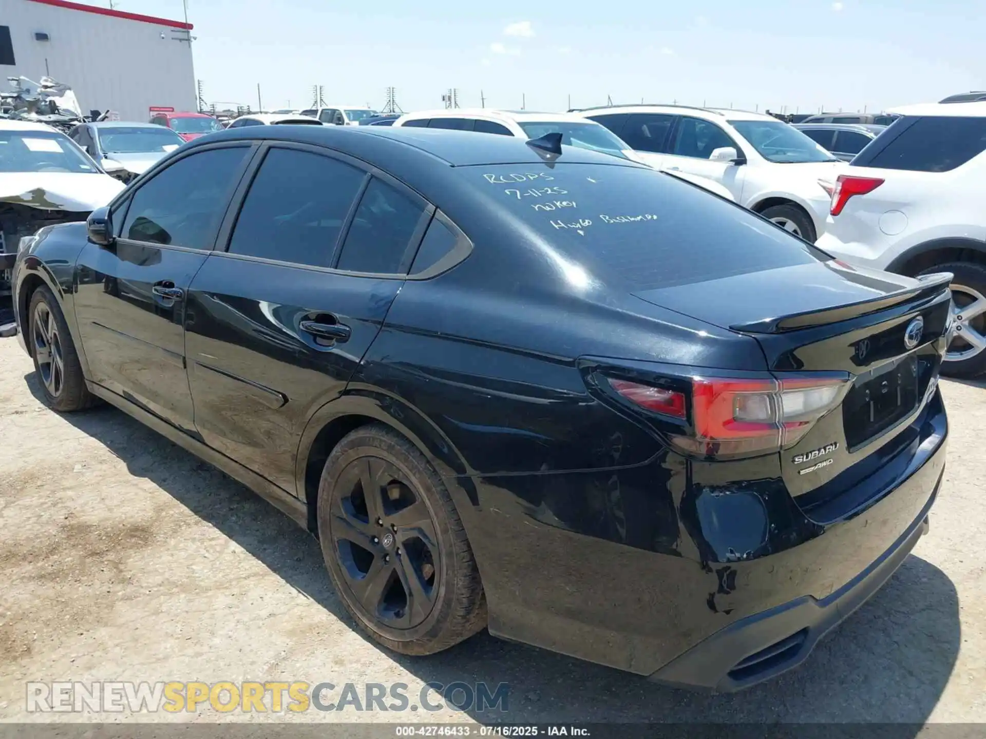 3 Photograph of a damaged car 4S3BWAH62M3006389 SUBARU LEGACY 2021
