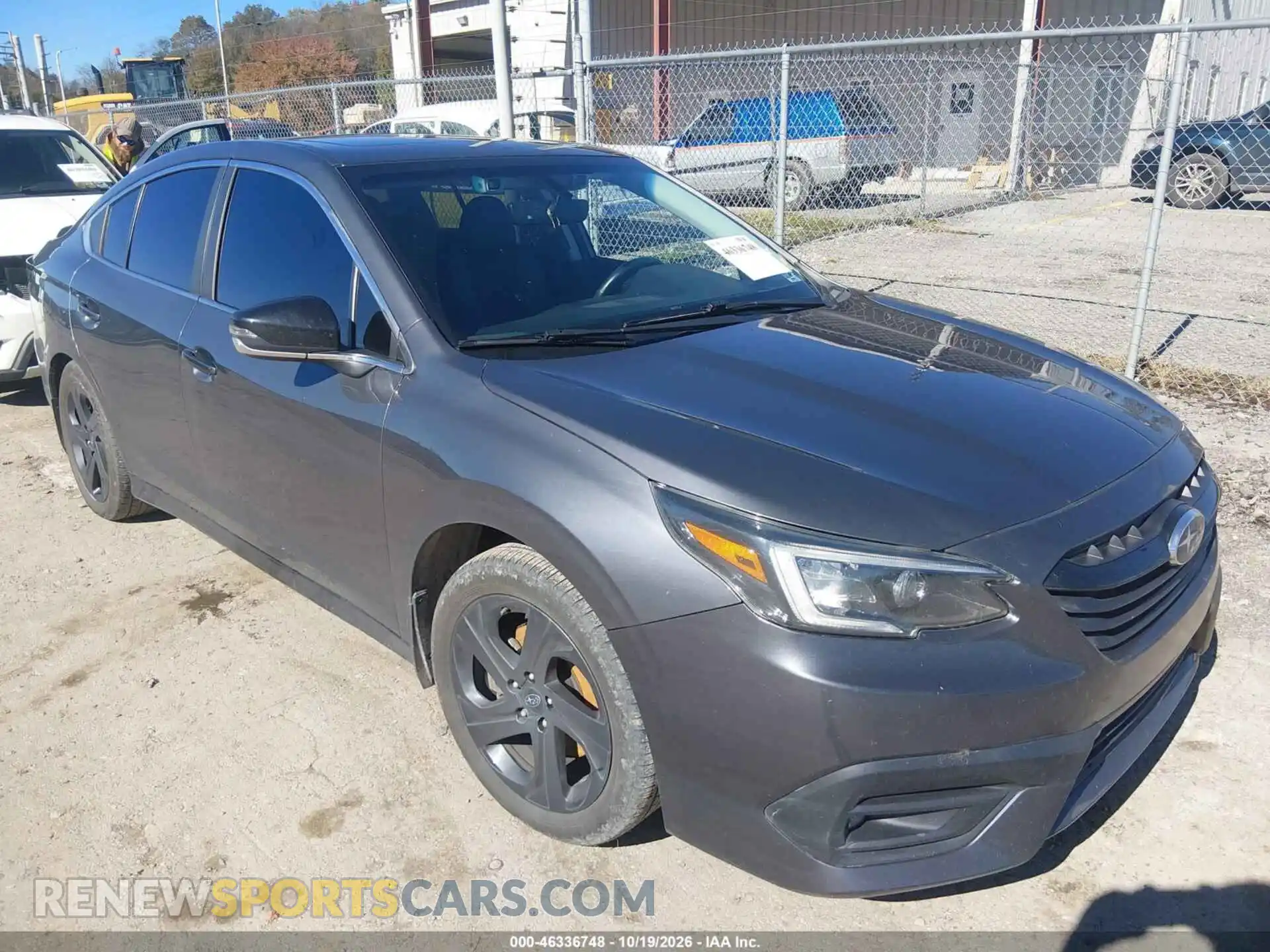 1 Photograph of a damaged car 4S3BWAH63M3016297 SUBARU LEGACY 2021