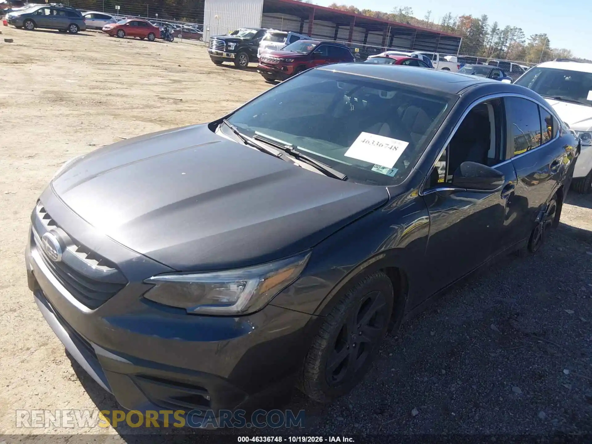2 Photograph of a damaged car 4S3BWAH63M3016297 SUBARU LEGACY 2021