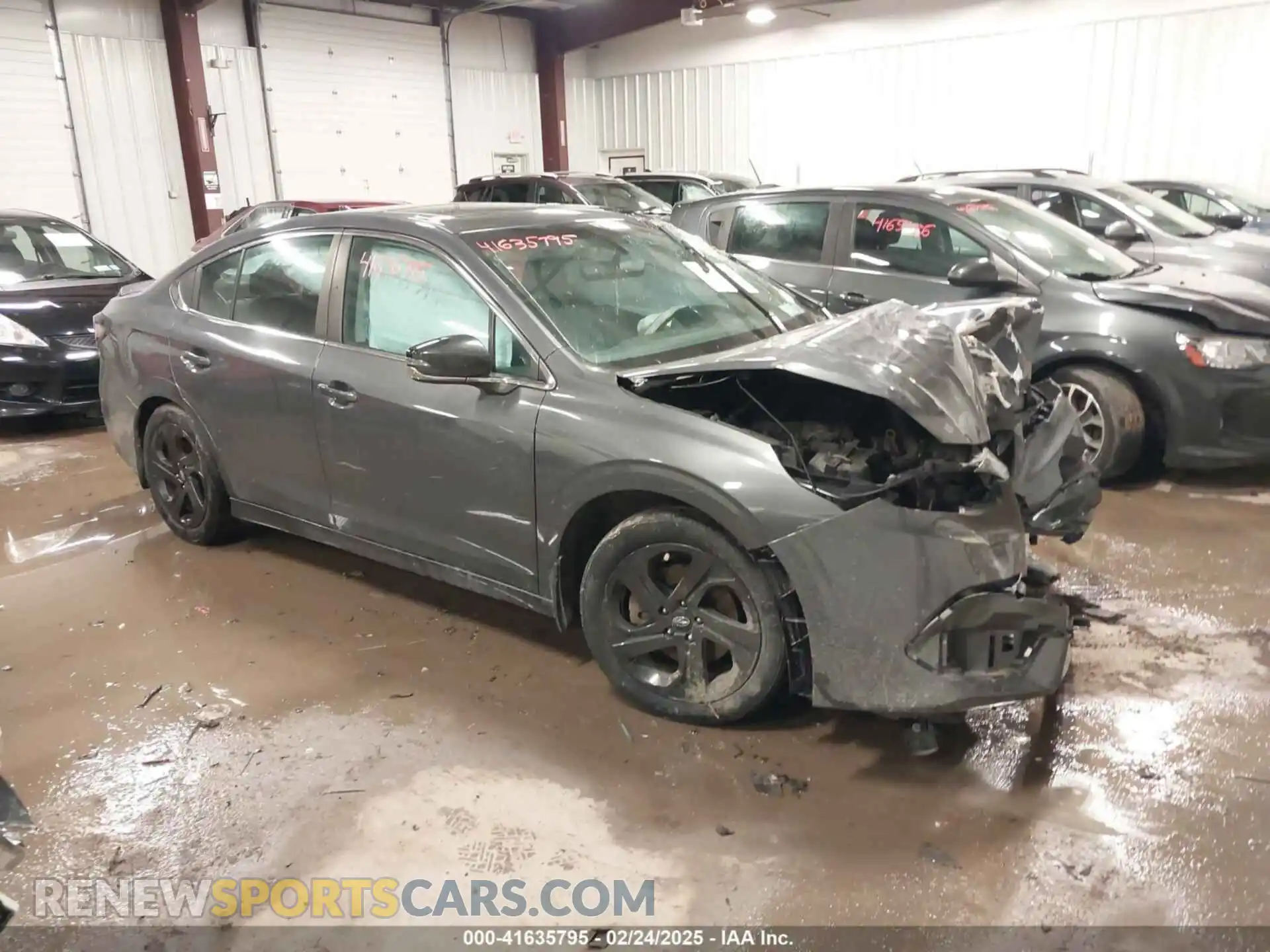 1 Photograph of a damaged car 4S3BWAH64M3015031 SUBARU LEGACY 2021