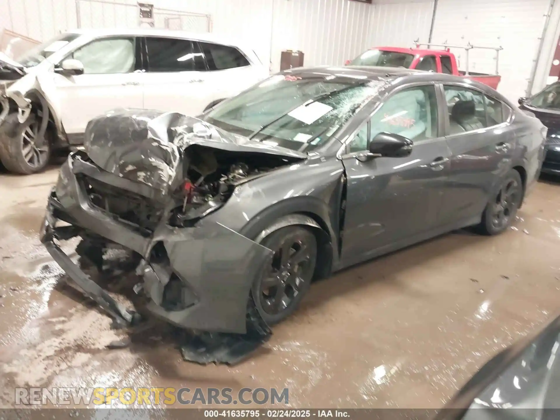 2 Photograph of a damaged car 4S3BWAH64M3015031 SUBARU LEGACY 2021