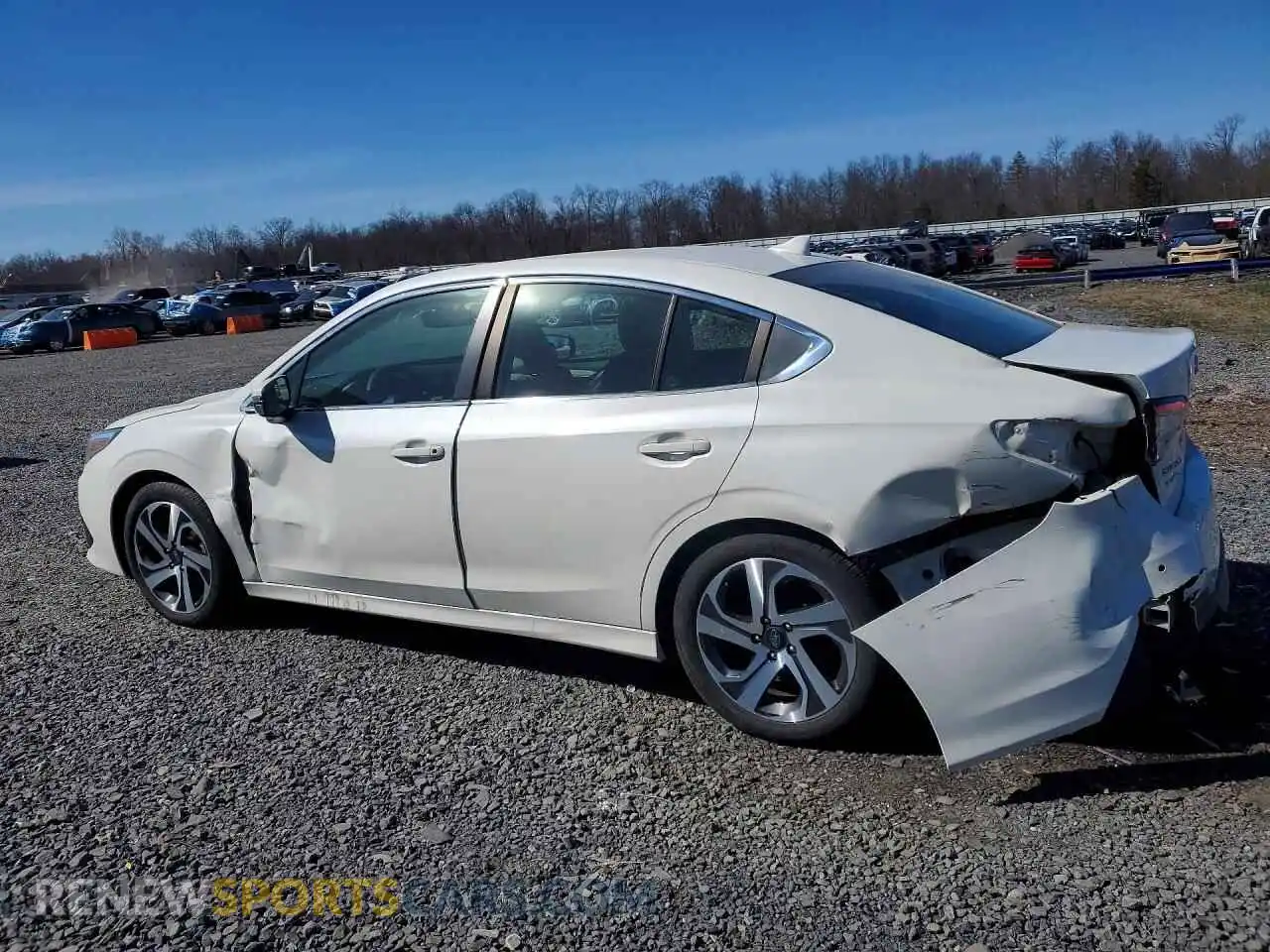 2 fotografías del automóvil dañado 4S3BWAM61M3006650 SUBARU LEGACY 2021