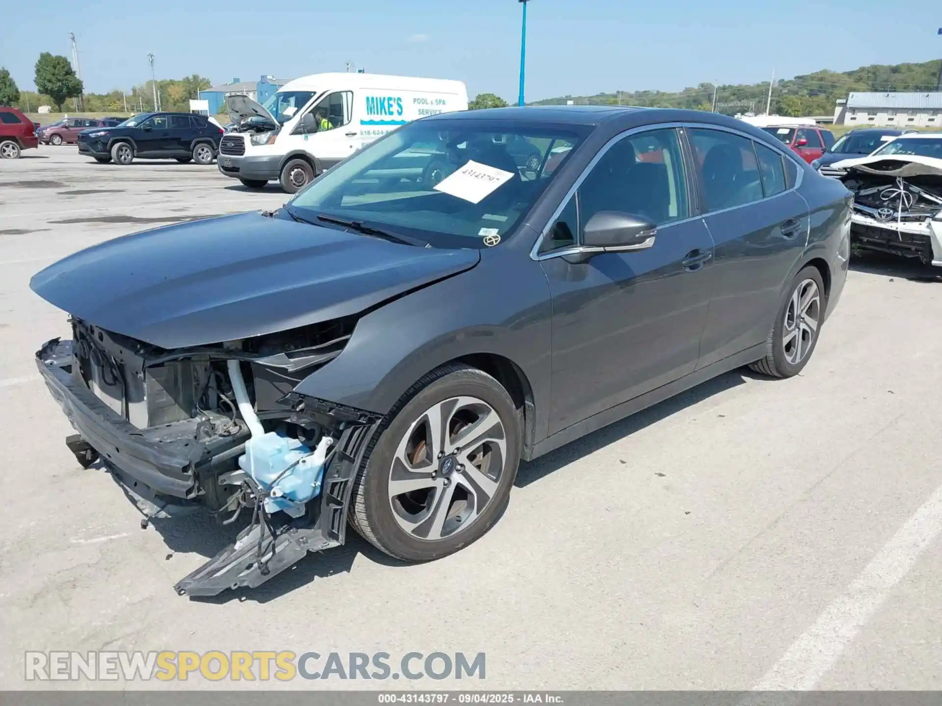 2 Photograph of a damaged car 4S3BWAN60M3013202 SUBARU LEGACY 2021