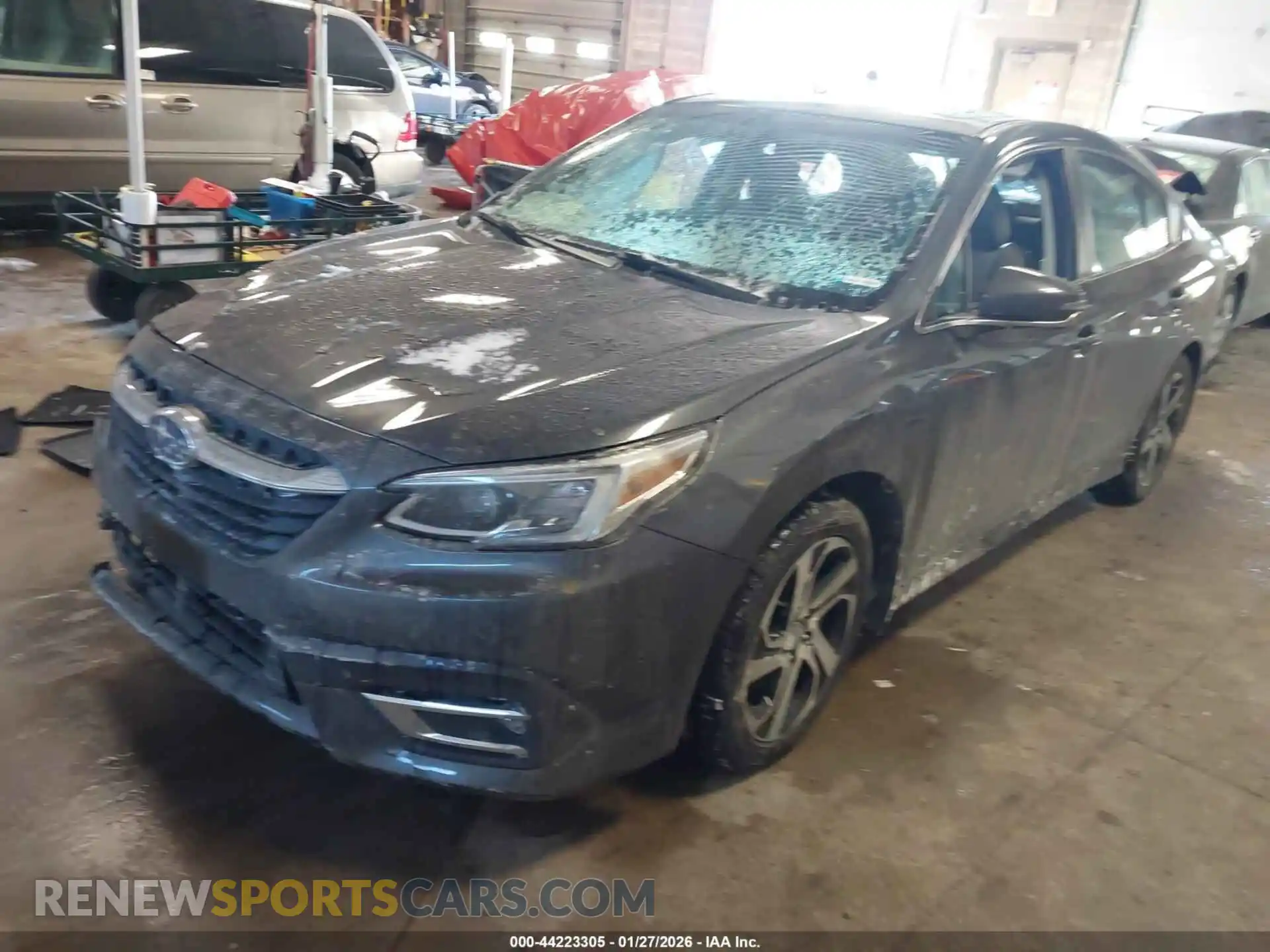 2 fotografías del automóvil dañado 4S3BWAN63M3005286 SUBARU LEGACY 2021