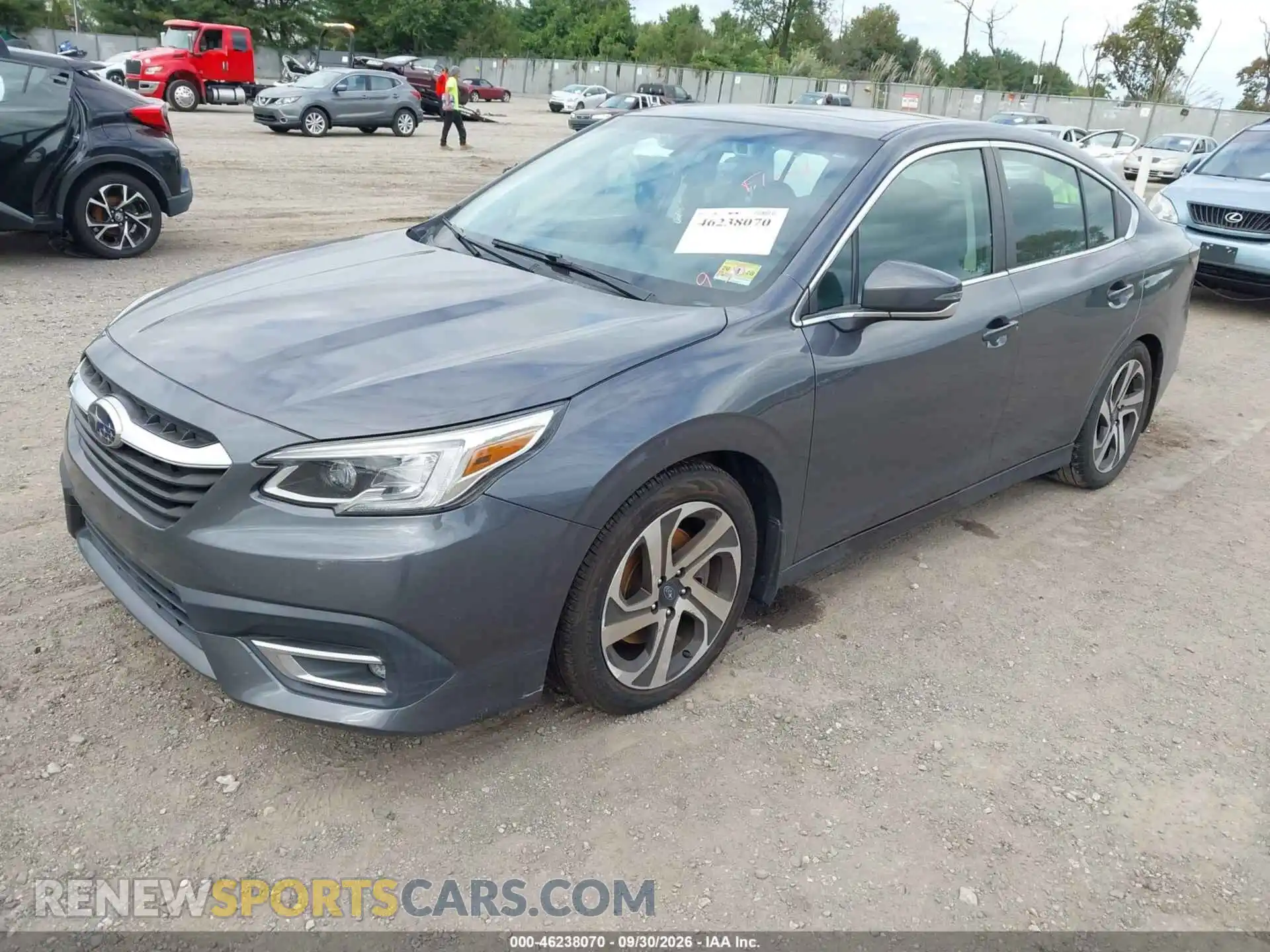2 fotografías del automóvil dañado 4S3BWAN68M3017983 SUBARU LEGACY 2021
