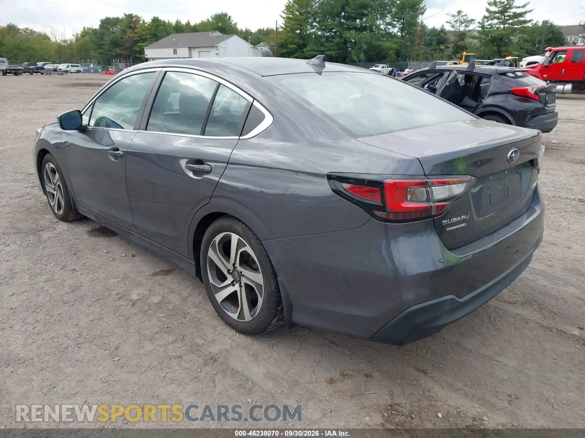 3 fotografías del automóvil dañado 4S3BWAN68M3017983 SUBARU LEGACY 2021