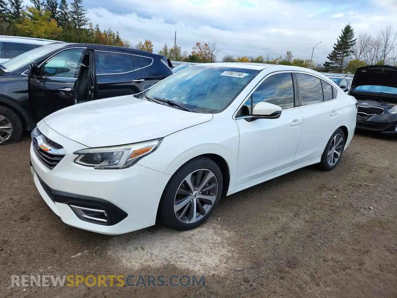 1 Photograph of a damaged car 4S3BWDN64M3009011 SUBARU LEGACY 2021