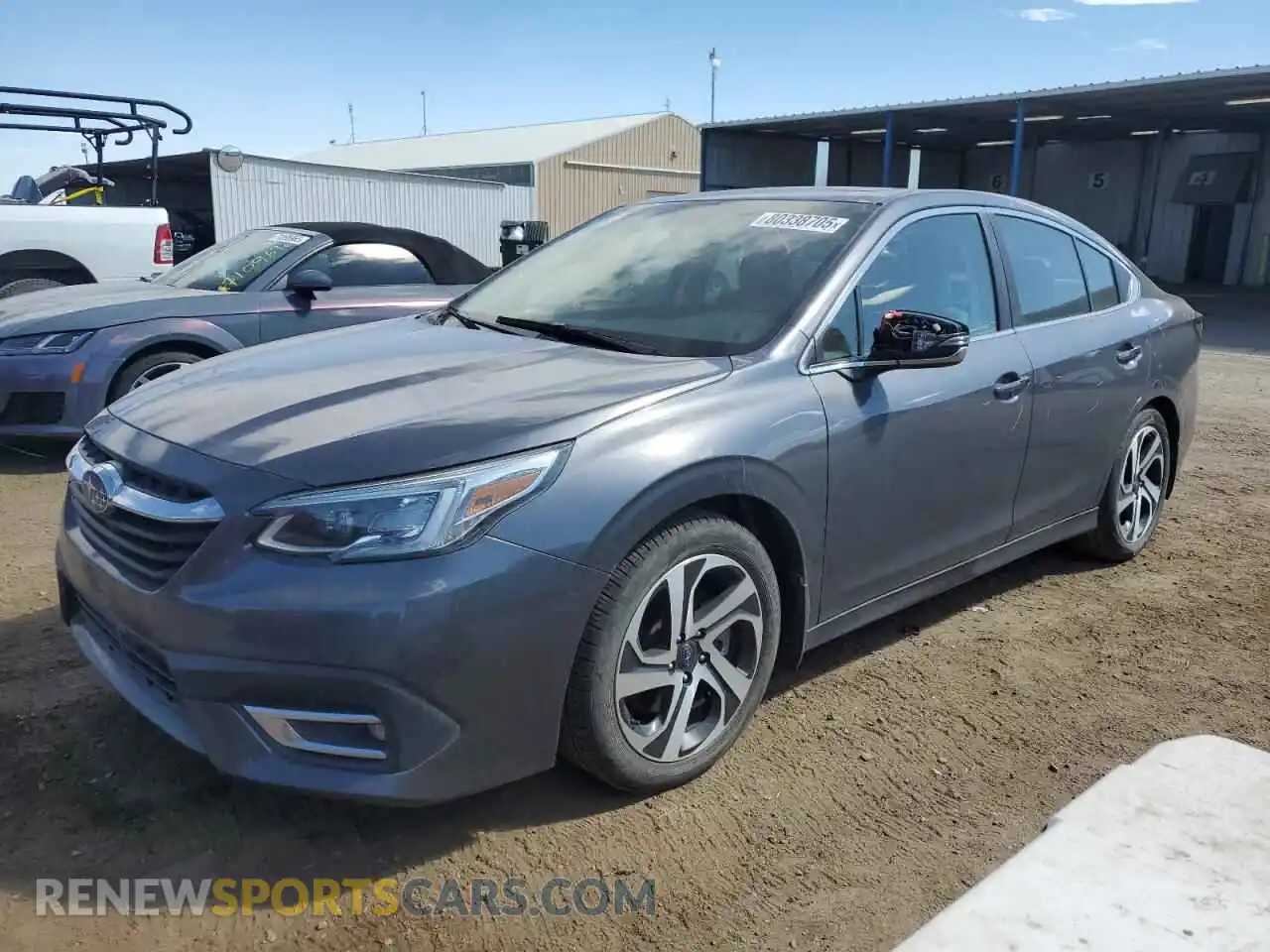 1 Photograph of a damaged car 4S3BWGN64M3008913 SUBARU LEGACY 2021