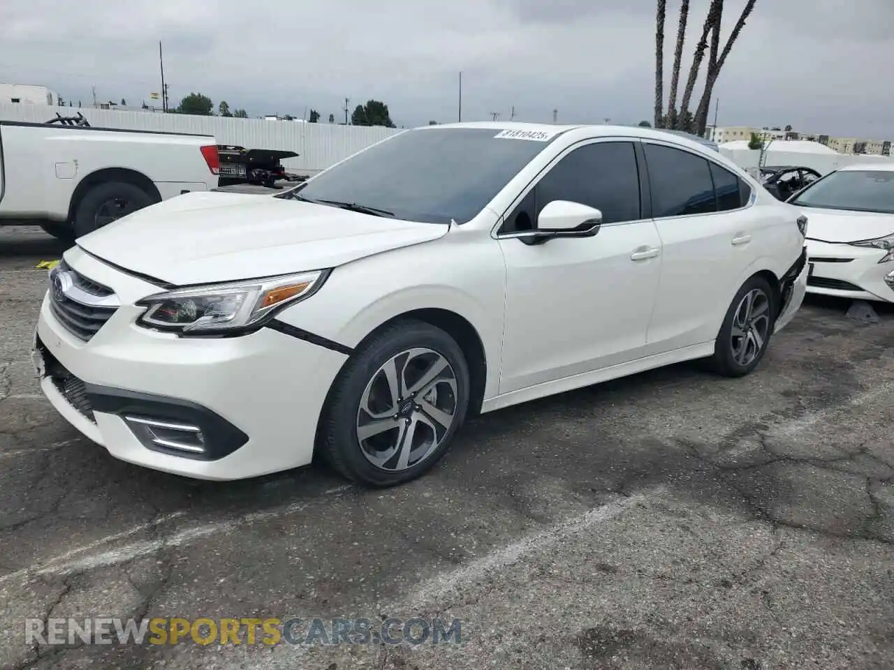 1 Photograph of a damaged car 4S3BWGN67M3016049 SUBARU LEGACY 2021
