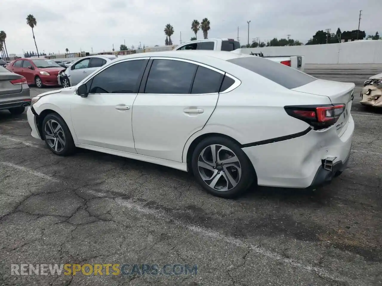 2 Photograph of a damaged car 4S3BWGN67M3016049 SUBARU LEGACY 2021
