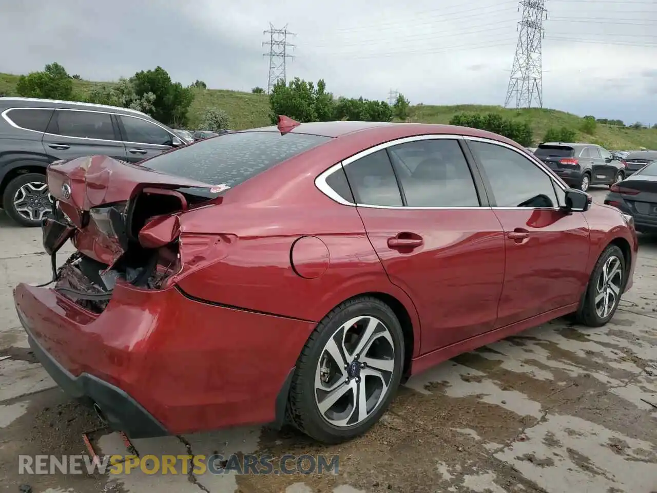 3 Photograph of a damaged car 4S3BWGN68M3008719 SUBARU LEGACY 2021
