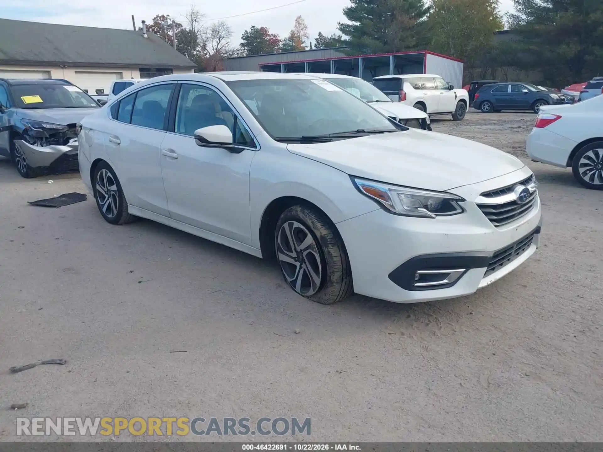 1 Фотография поврежденного автомобиля 4S3BWGN68M3017548 SUBARU LEGACY 2021