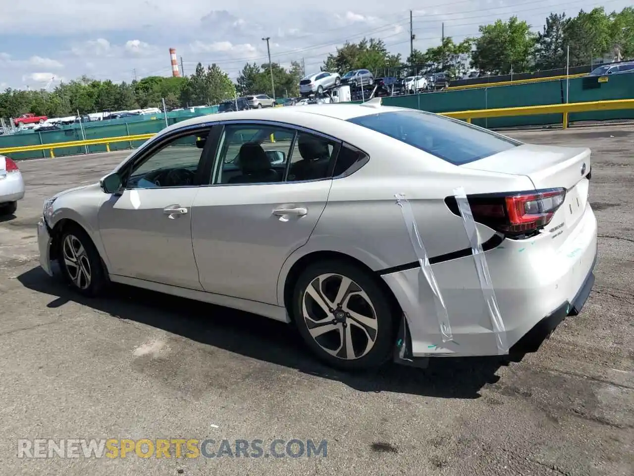 2 Photograph of a damaged car 4S3BWGN6XM3014134 SUBARU LEGACY 2021