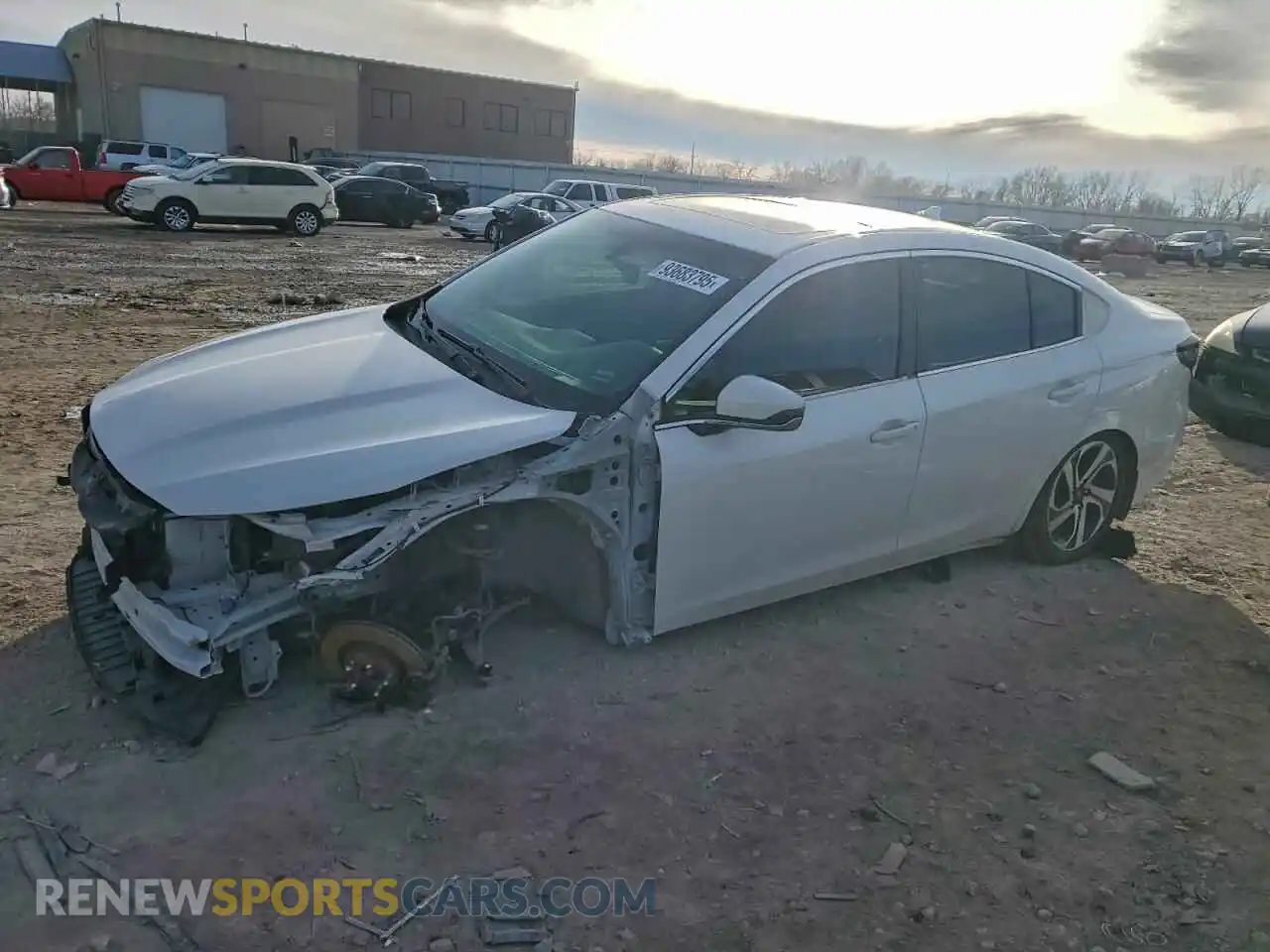 1 Photograph of a damaged car 4S3BWGN6XM3017616 SUBARU LEGACY 2021
