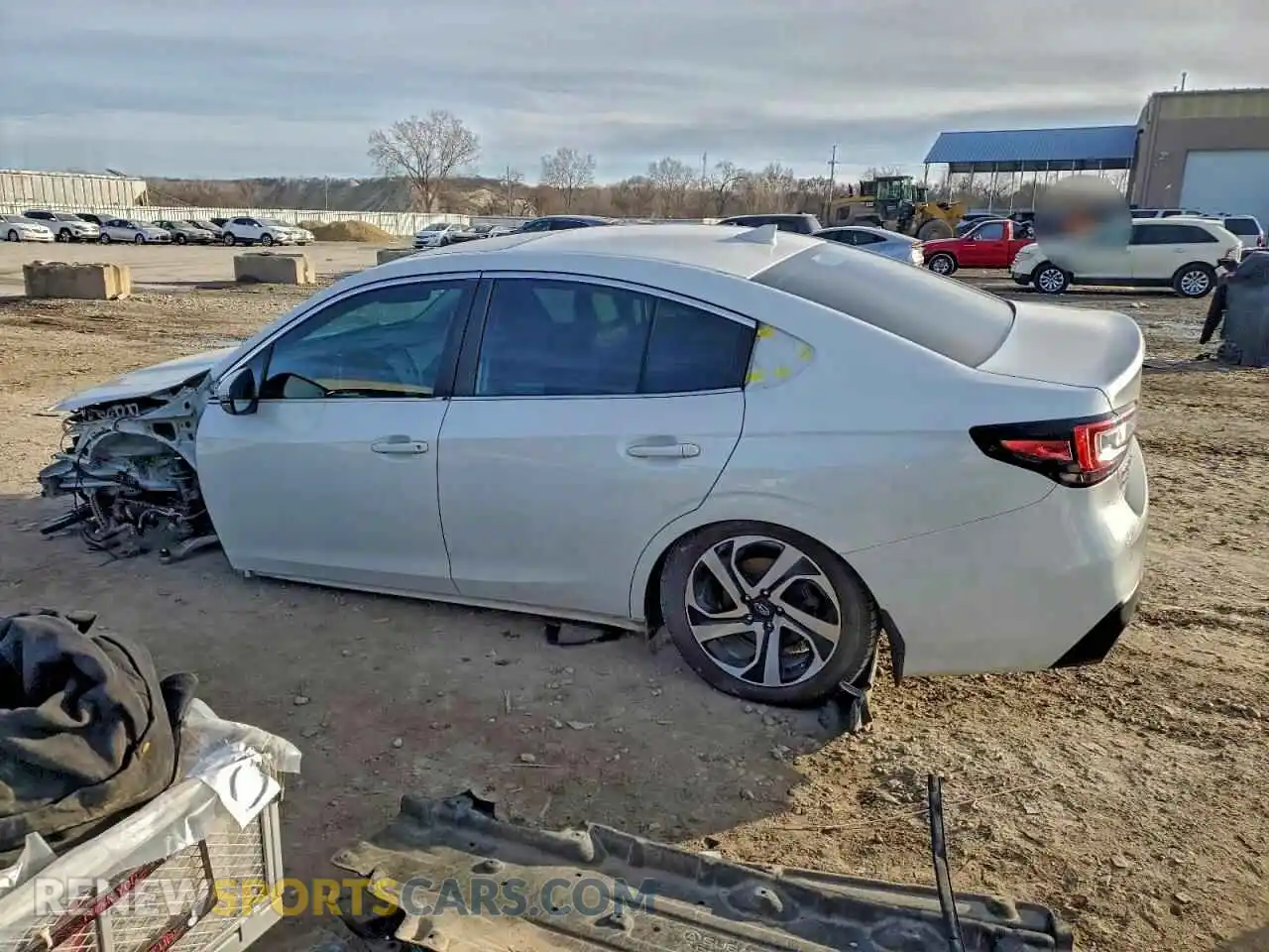 2 Photograph of a damaged car 4S3BWGN6XM3017616 SUBARU LEGACY 2021