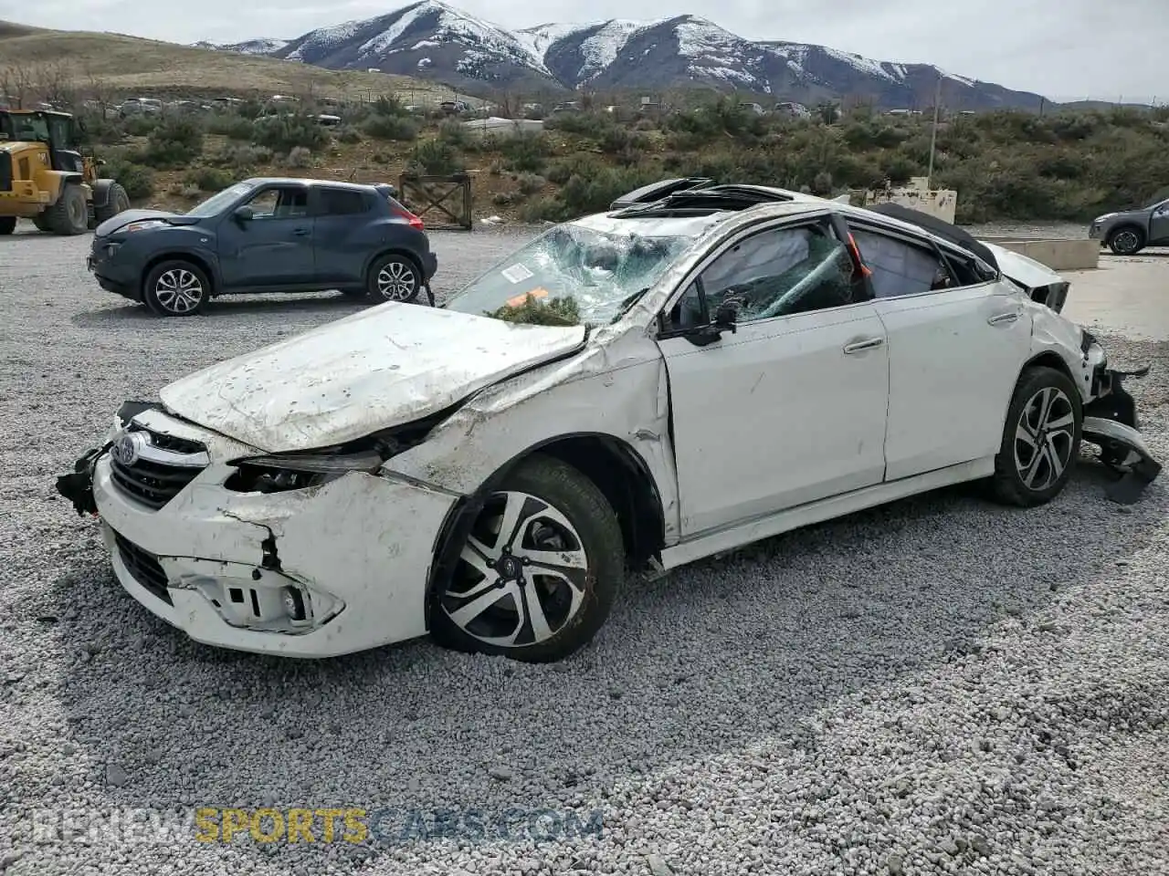 1 fotografías del automóvil dañado 4S3BWGP66M3004293 SUBARU LEGACY 2021