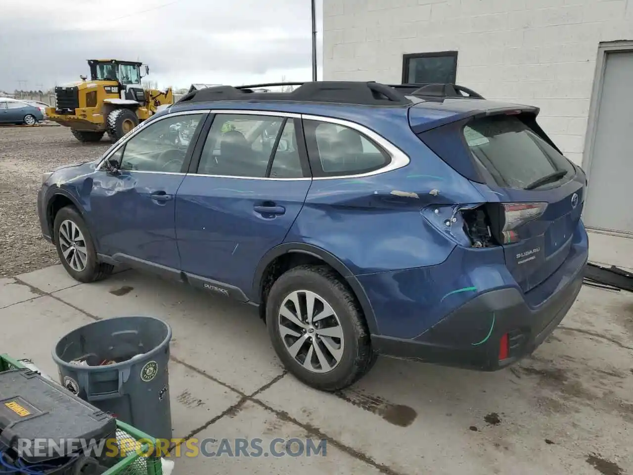 2 Photograph of a damaged car 4S4BTAAC8M3103908 SUBARU LEGACY 2021