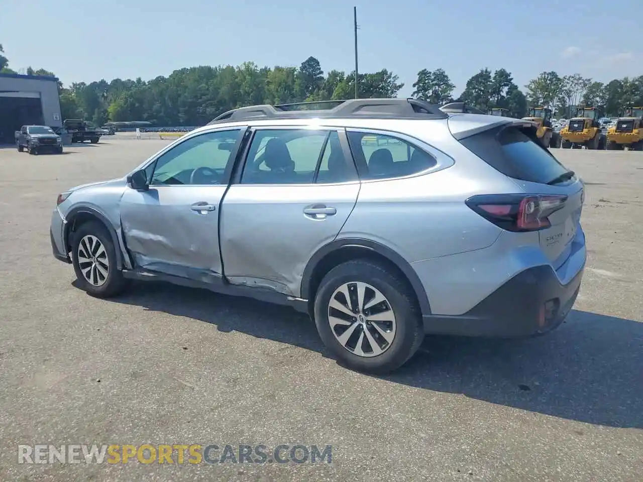 2 fotografías del automóvil dañado 4S4BTAAC8M3201868 SUBARU LEGACY 2021