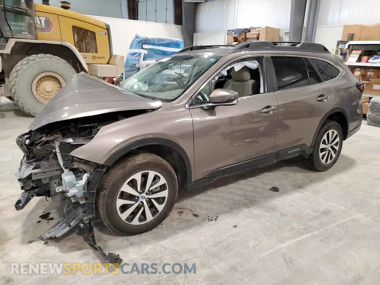 1 Photograph of a damaged car 4S4BTAFC9M3222270 SUBARU LEGACY 2021