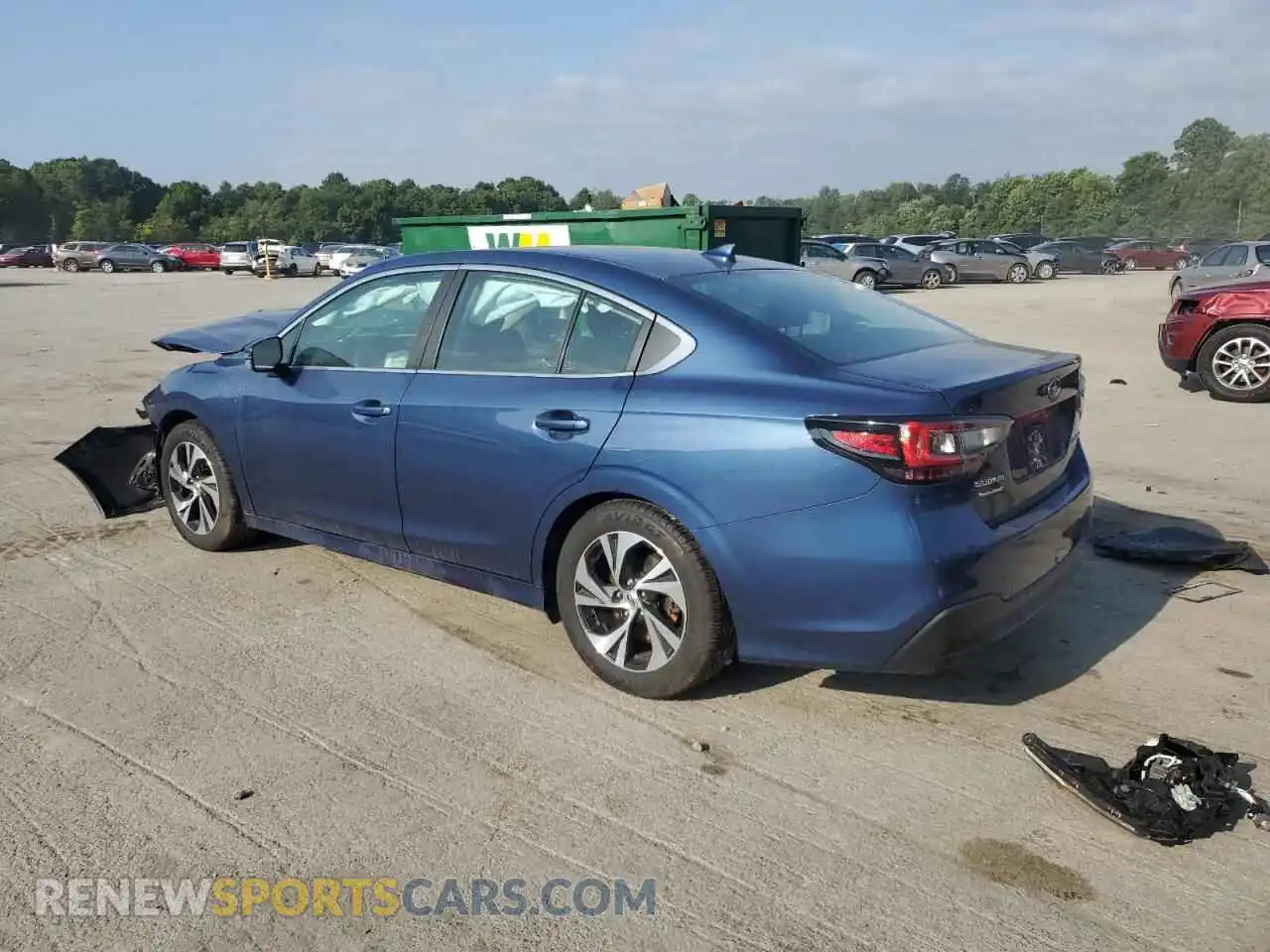 2 Photograph of a damaged car 4S3BWAD67N3018917 SUBARU LEGACY 2022