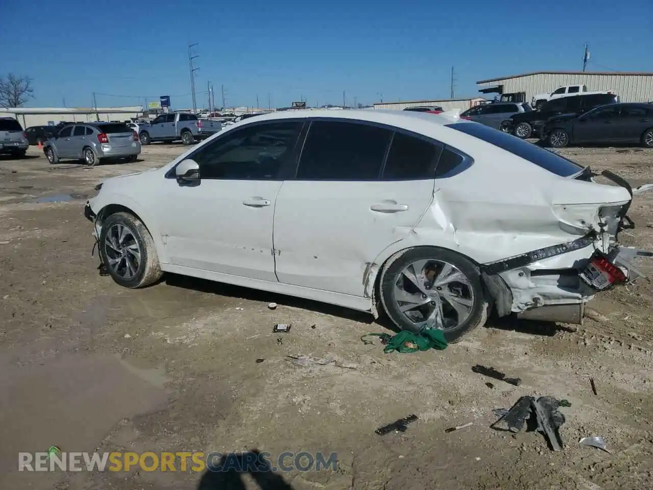 2 Photograph of a damaged car 4S3BWAF60N3013233 SUBARU LEGACY 2022
