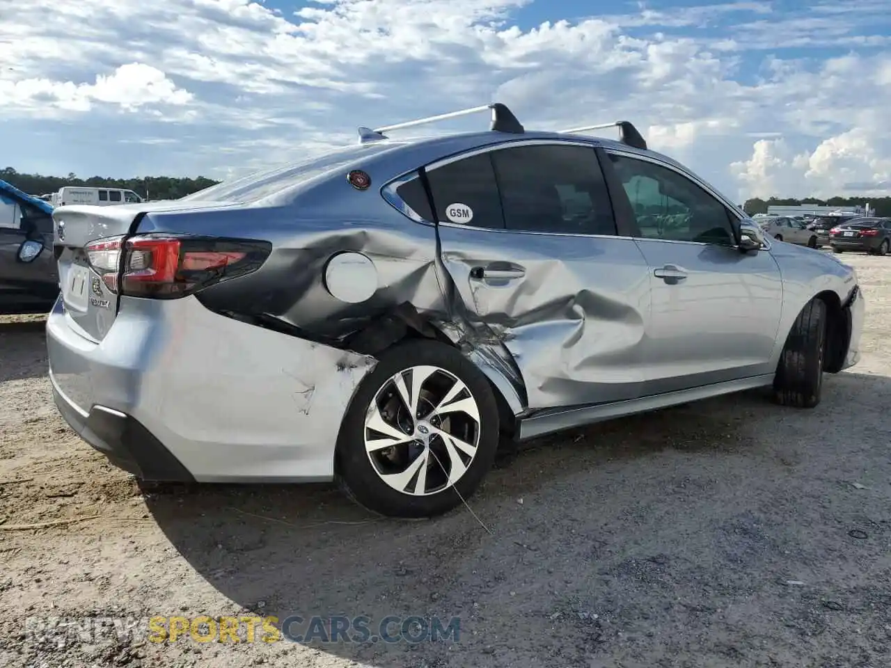 3 Photograph of a damaged car 4S3BWAF64N3011842 SUBARU LEGACY 2022