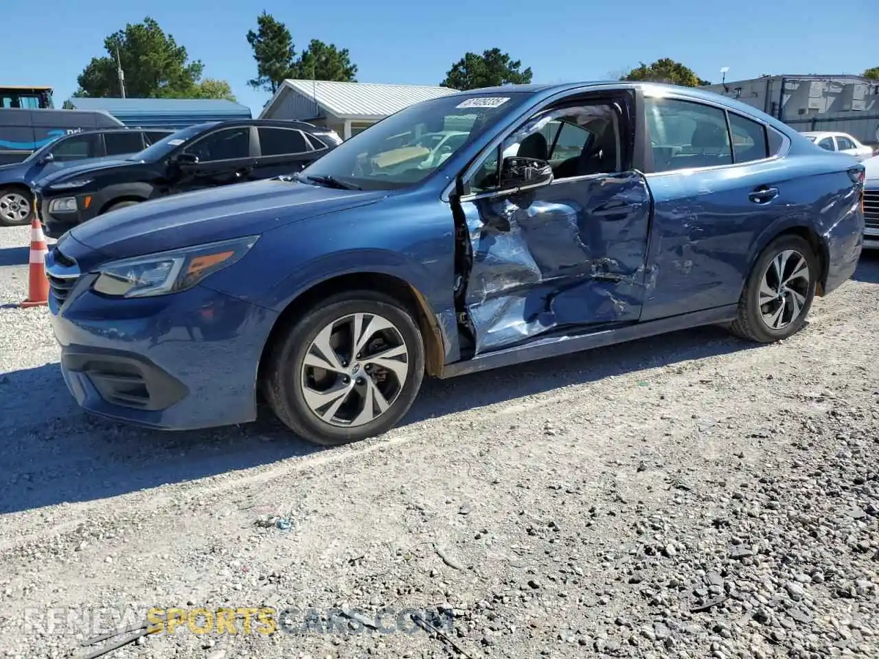 1 Photograph of a damaged car 4S3BWAF66N3014449 SUBARU LEGACY 2022