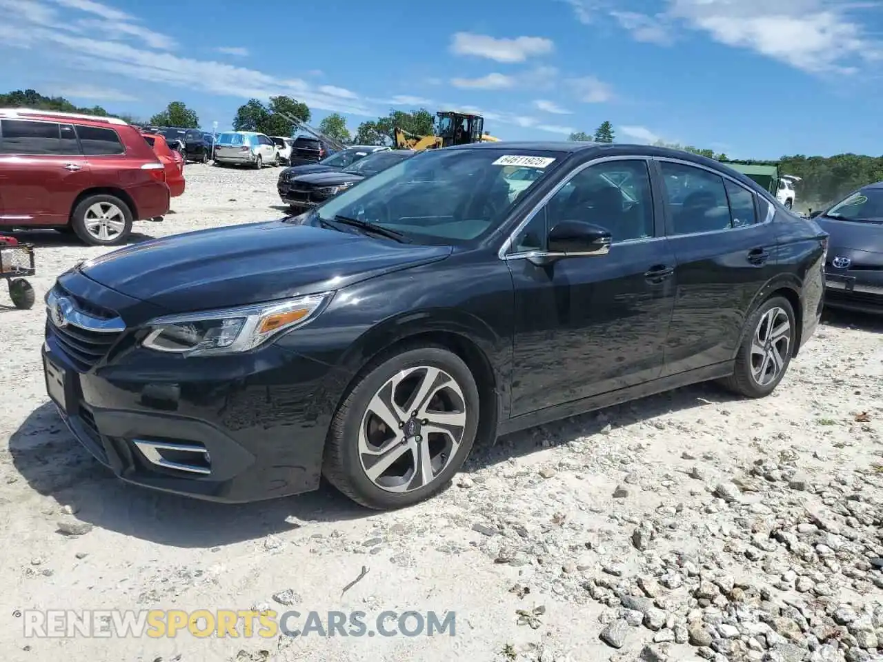 1 Photograph of a damaged car 4S3BWAM62N3024849 SUBARU LEGACY 2022