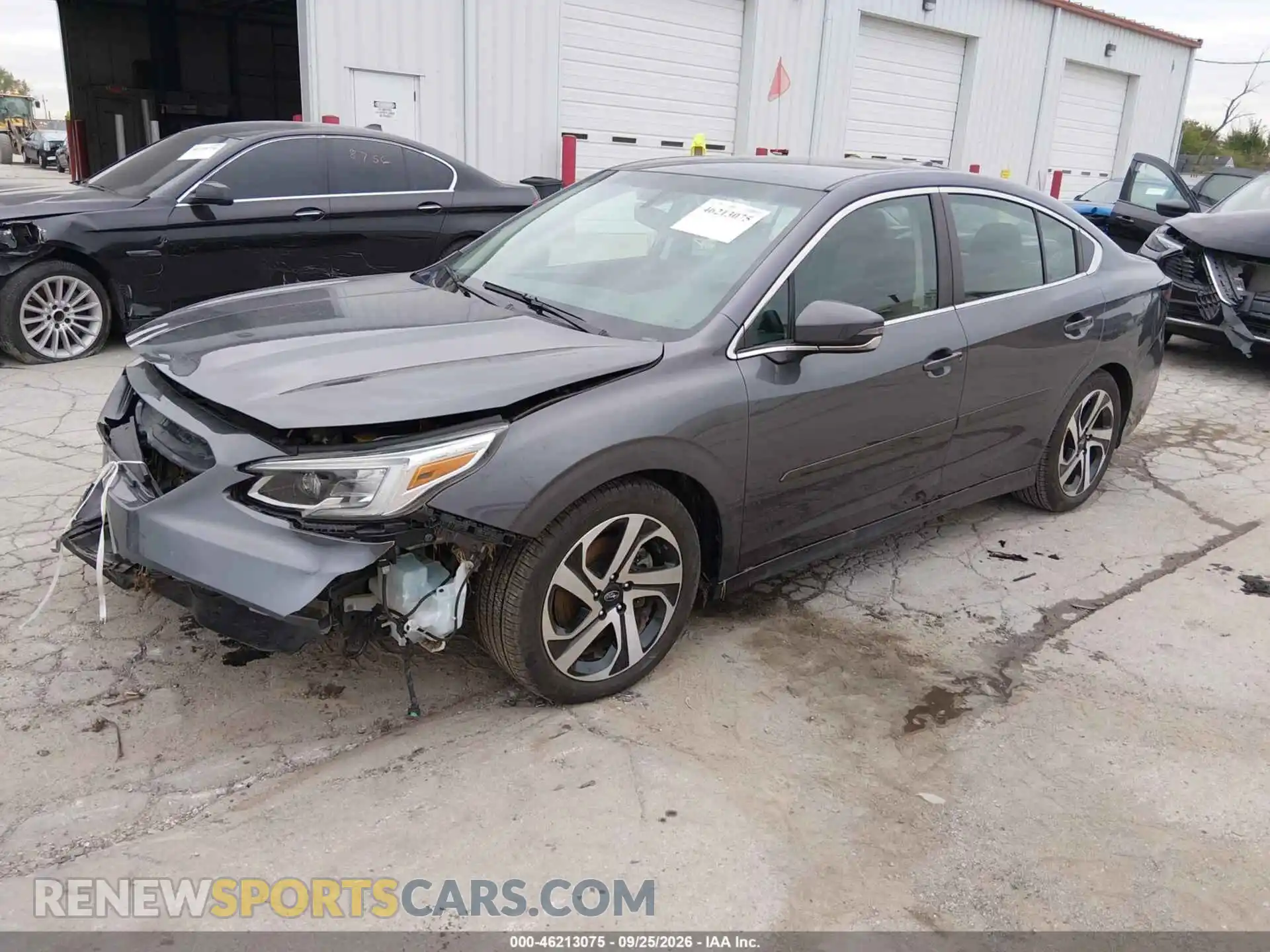 2 fotografías del automóvil dañado 4S3BWAM65N3005258 SUBARU LEGACY 2022
