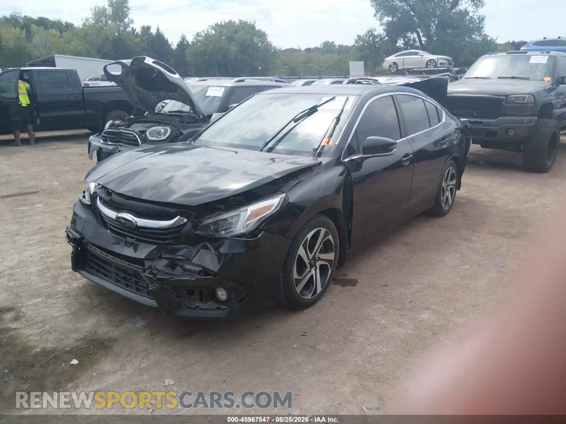 2 Фотография поврежденного автомобиля 4S3BWAM67N3016620 SUBARU LEGACY 2022