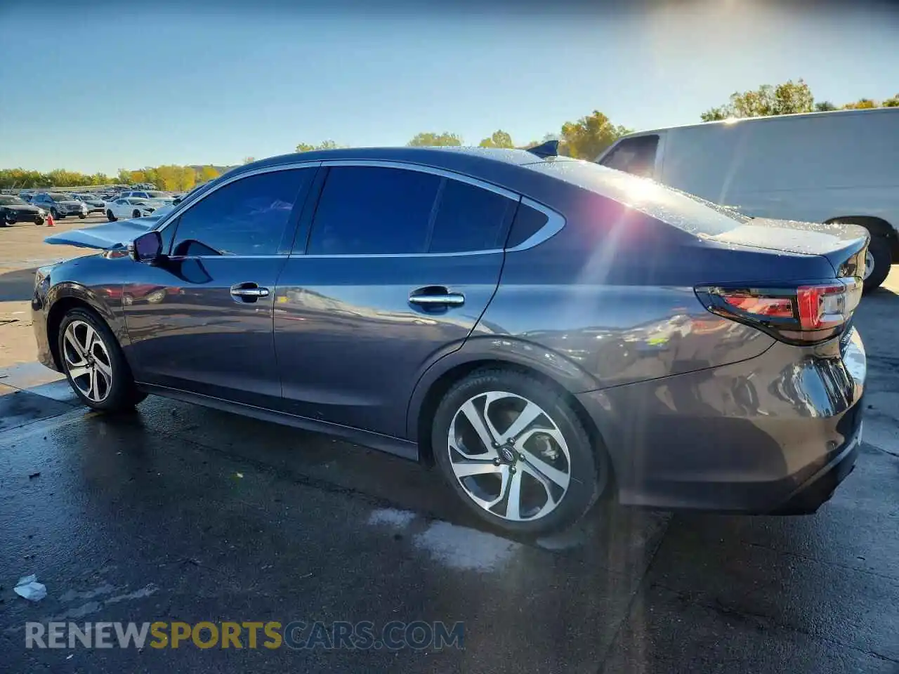 2 fotografías del automóvil dañado 4S3BWGP65N3018543 SUBARU LEGACY 2022