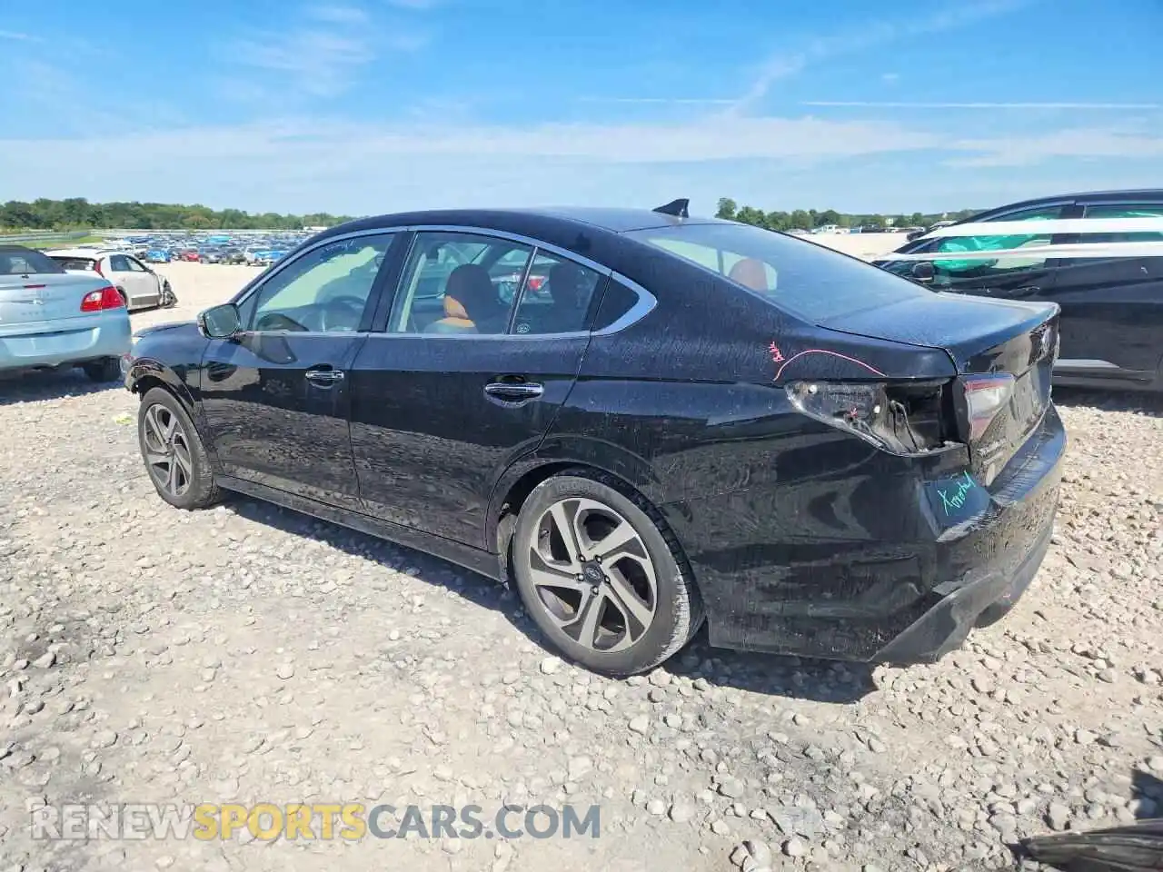 2 Photograph of a damaged car 4S3BWGP67N3016213 SUBARU LEGACY 2022