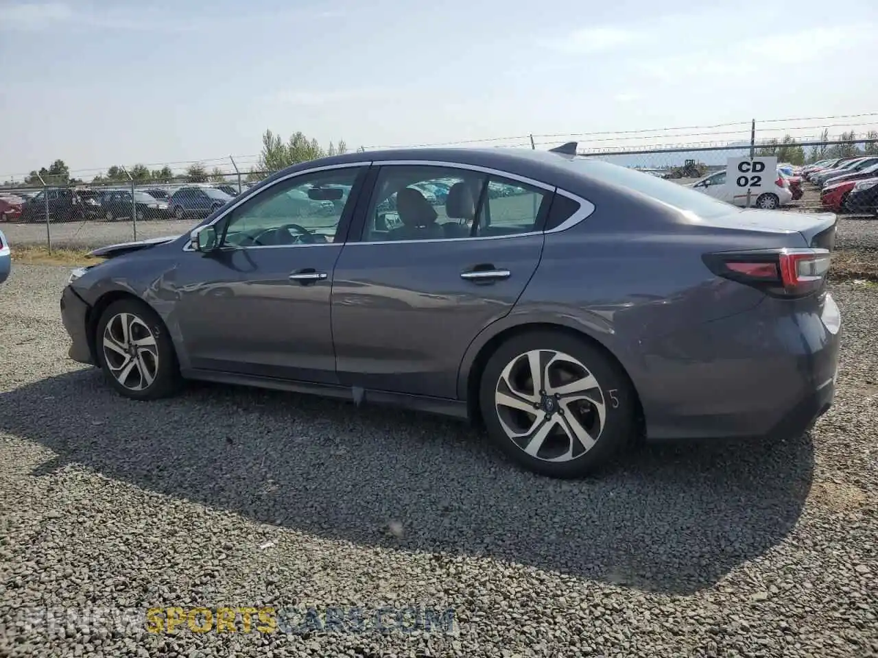2 Photograph of a damaged car 4S3BWGP67N3025137 SUBARU LEGACY 2022