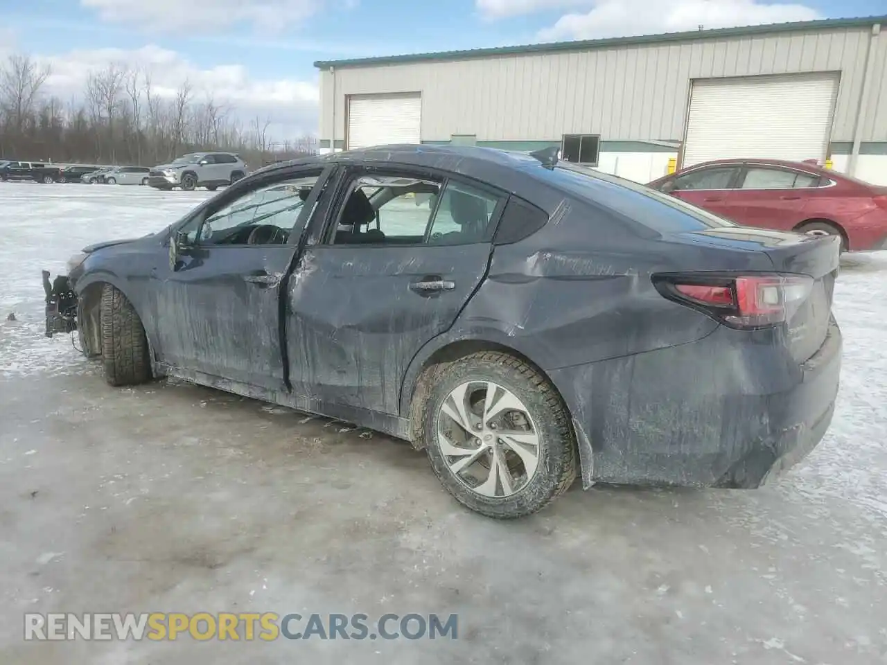 2 Photograph of a damaged car 4S3BWAD64P3015184 SUBARU LEGACY 2023