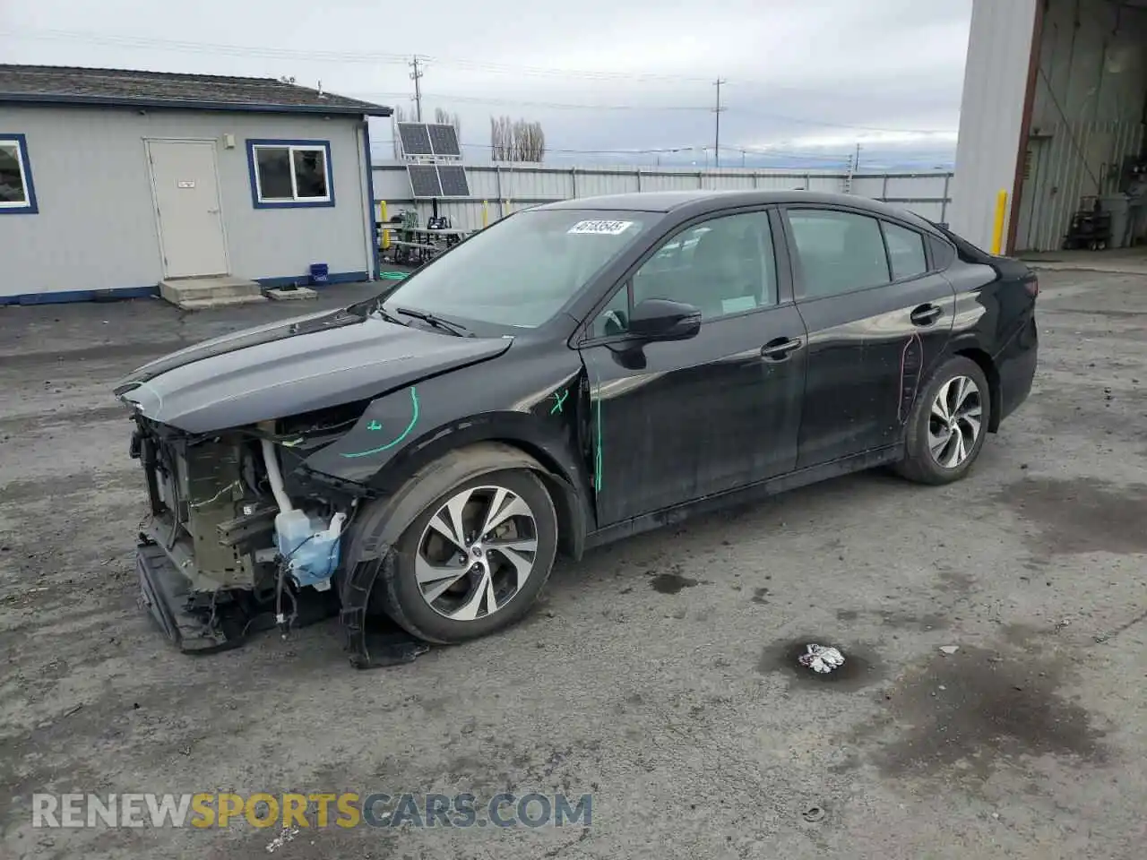 1 Photograph of a damaged car 4S3BWAD66P3014585 SUBARU LEGACY 2023