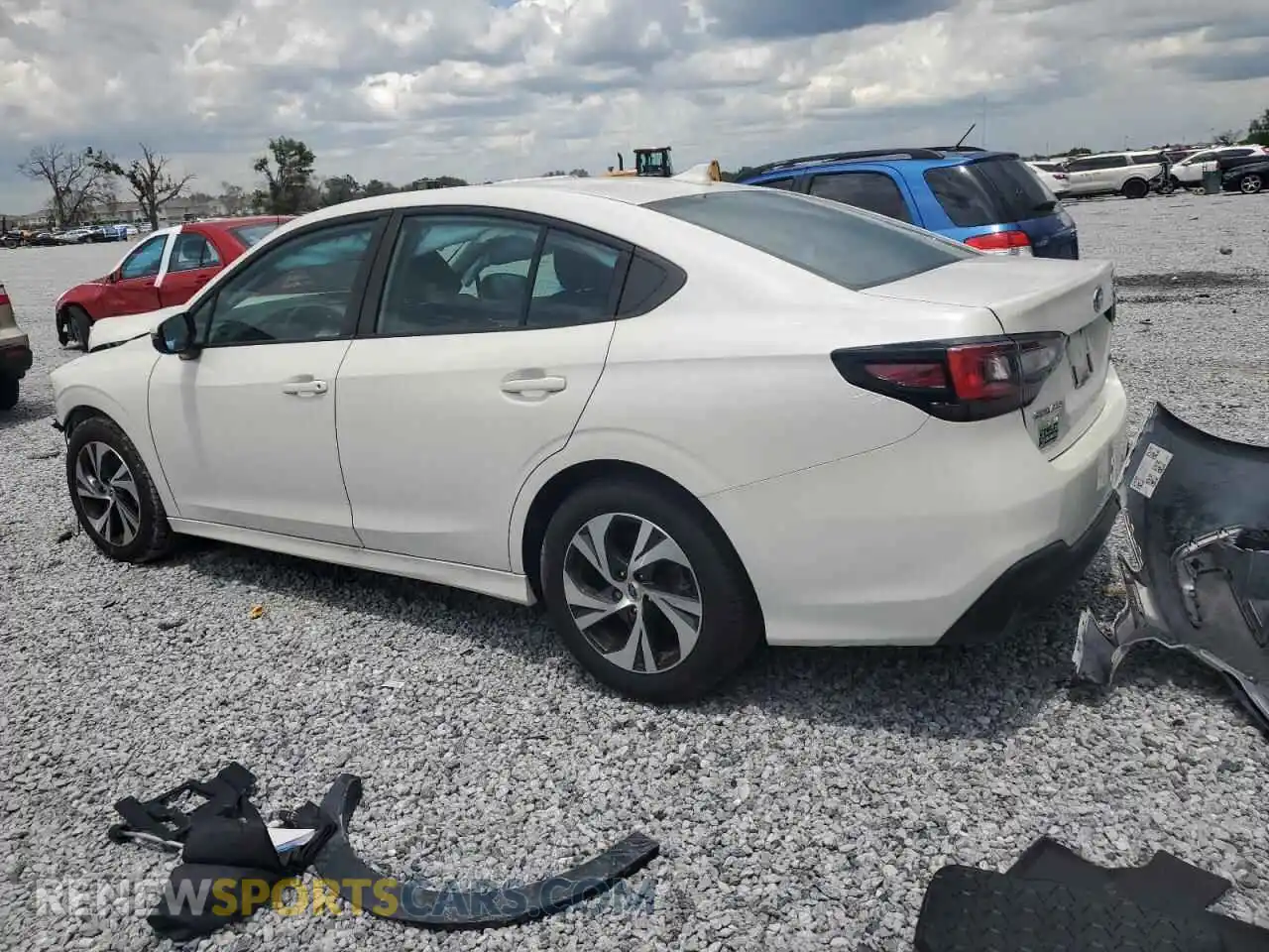 2 Photograph of a damaged car 4S3BWAF61P3006732 SUBARU LEGACY 2023