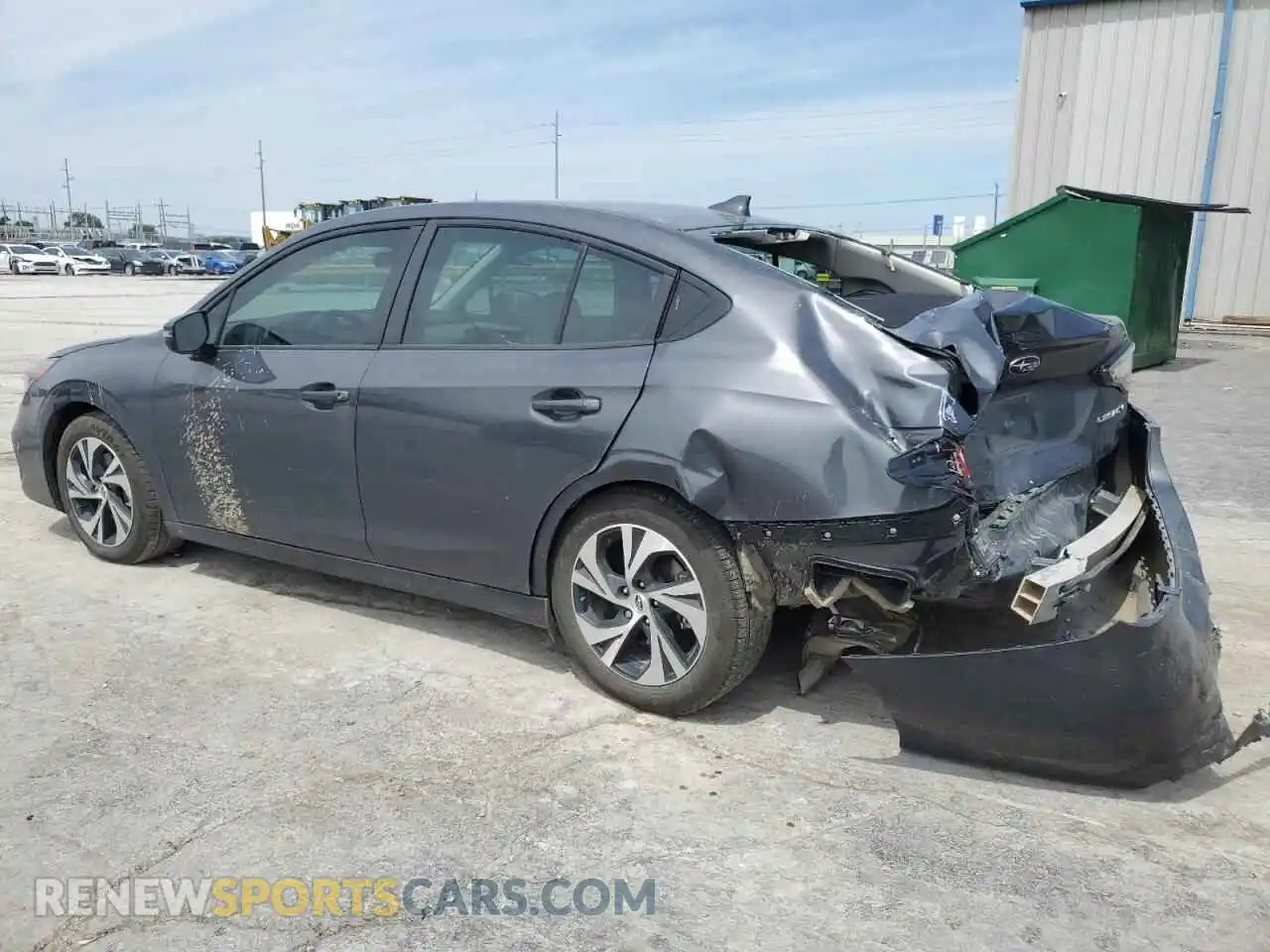 2 Photograph of a damaged car 4S3BWAF6XP3011931 SUBARU LEGACY 2023