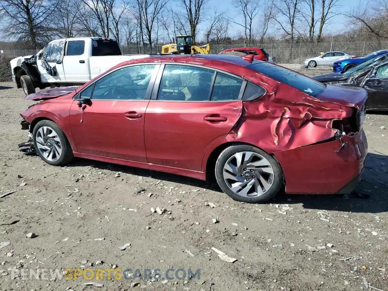 2 Photograph of a damaged car 4S3BWAM60P3017949 SUBARU LEGACY 2023