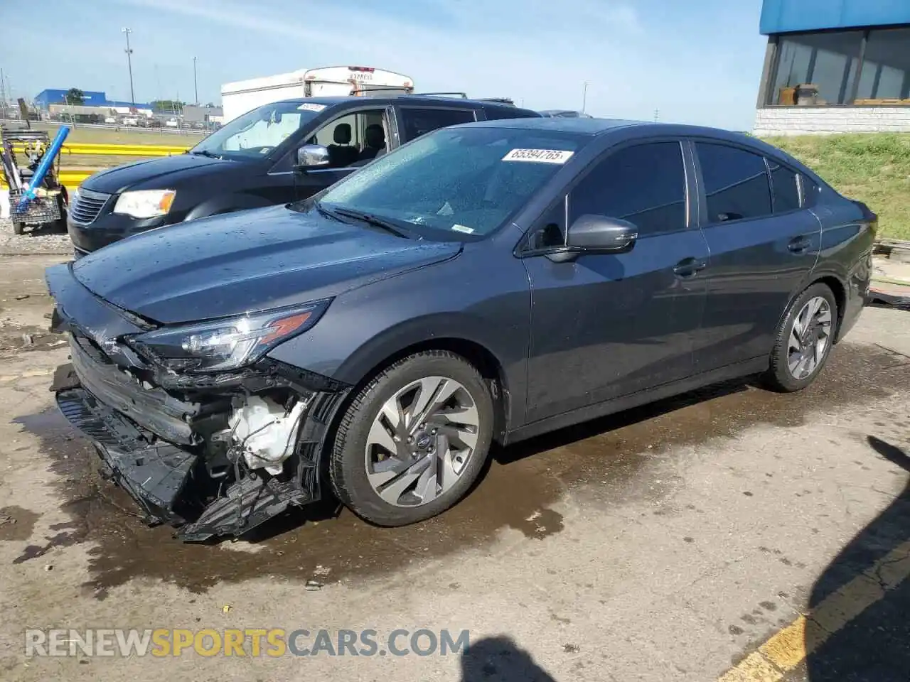 1 Photograph of a damaged car 4S3BWAM65P3013816 SUBARU LEGACY 2023