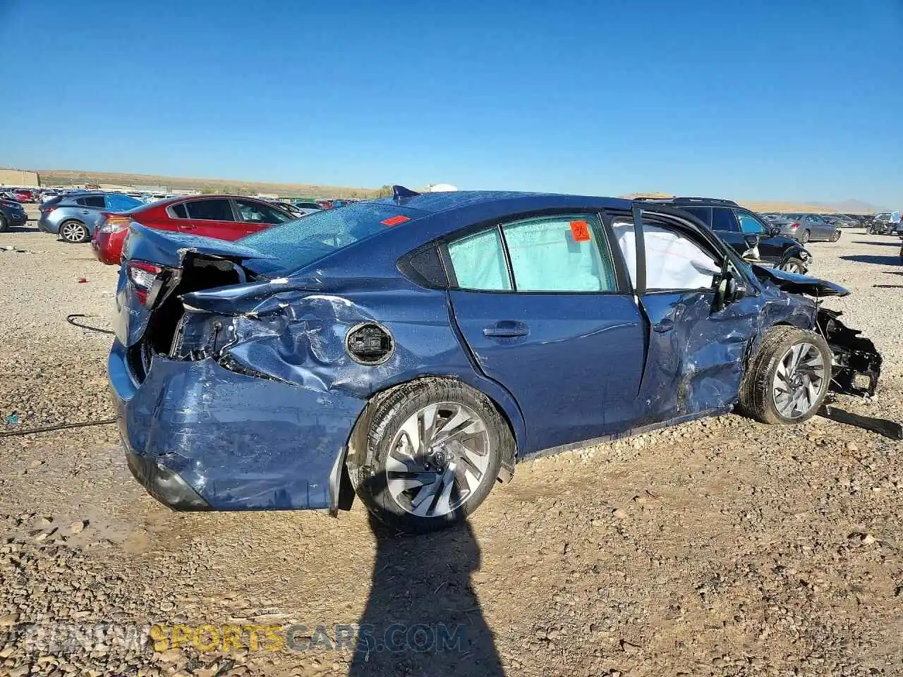 3 fotografías del automóvil dañado 4S3BWAM6XP3003413 SUBARU LEGACY 2023