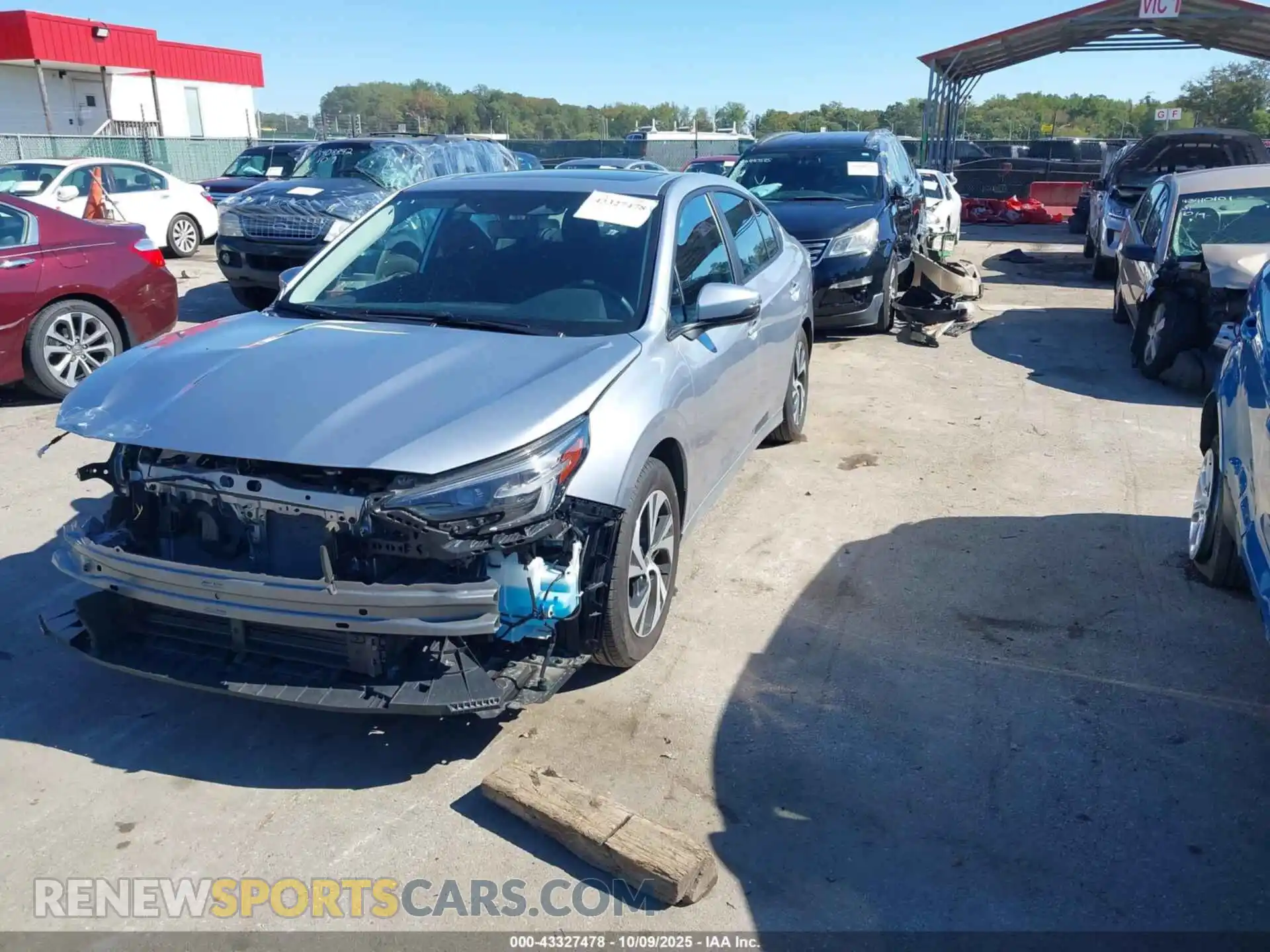 2 Photograph of a damaged car 4S3BWAF64R3017002 SUBARU LEGACY 2024