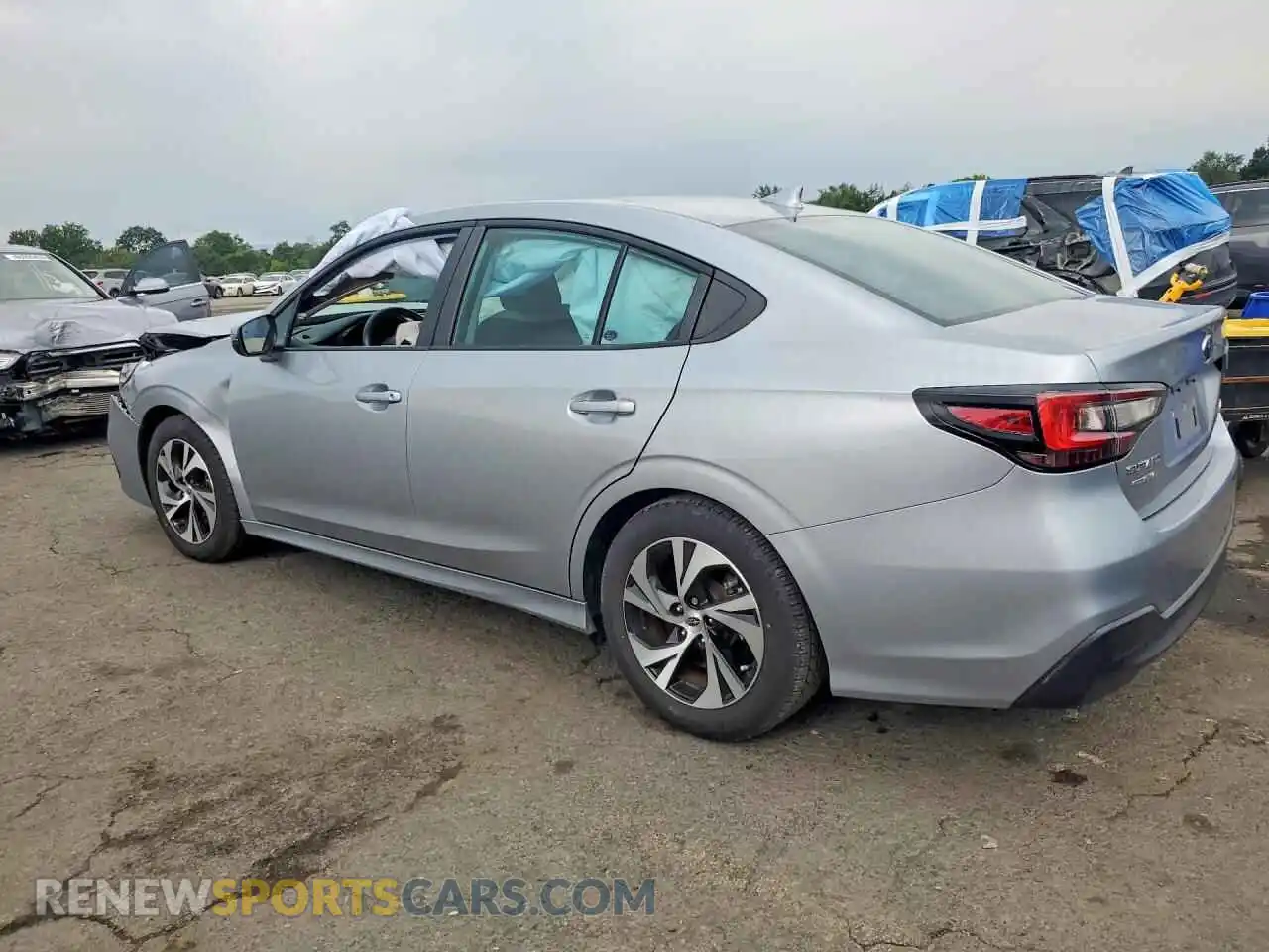 2 fotografías del automóvil dañado 4S3BWAF65R3013377 SUBARU LEGACY 2024