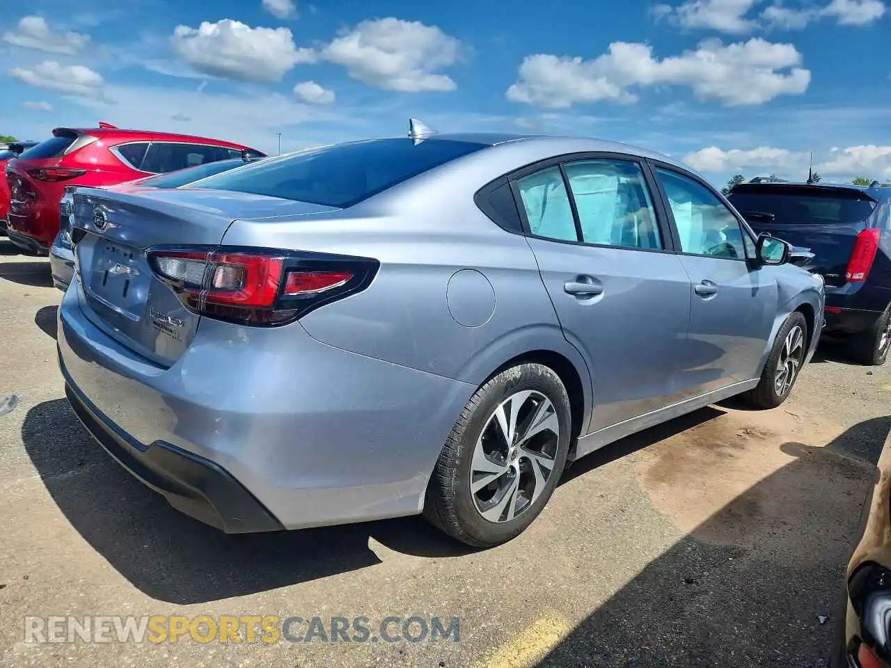 3 fotografías del automóvil dañado 4S3BWAF65R3013377 SUBARU LEGACY 2024