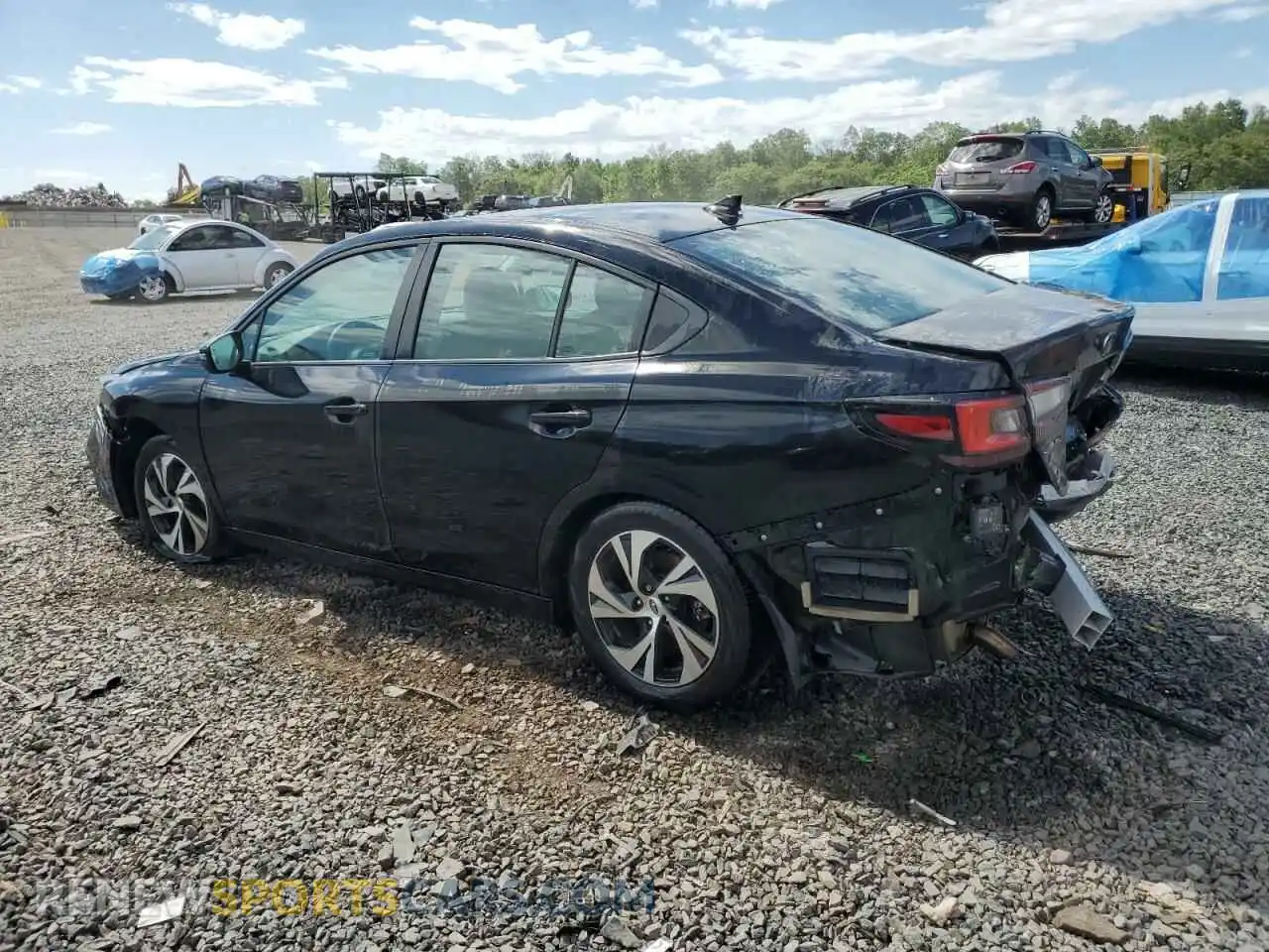 2 fotografías del automóvil dañado 4S3BWAF66R3003084 SUBARU LEGACY 2024