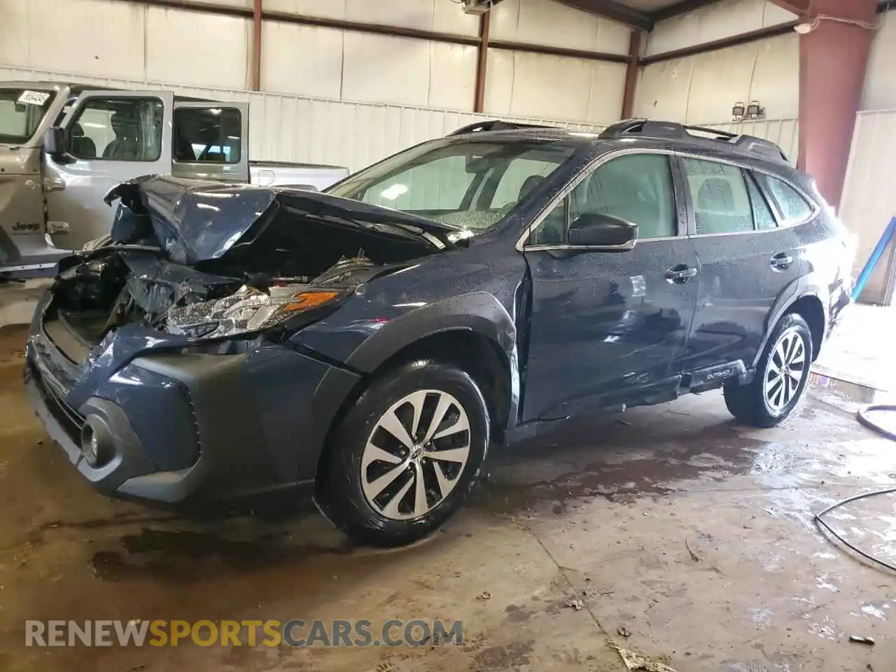 1 Photograph of a damaged car 4S4BTAAC9R3255025 SUBARU LEGACY 2024