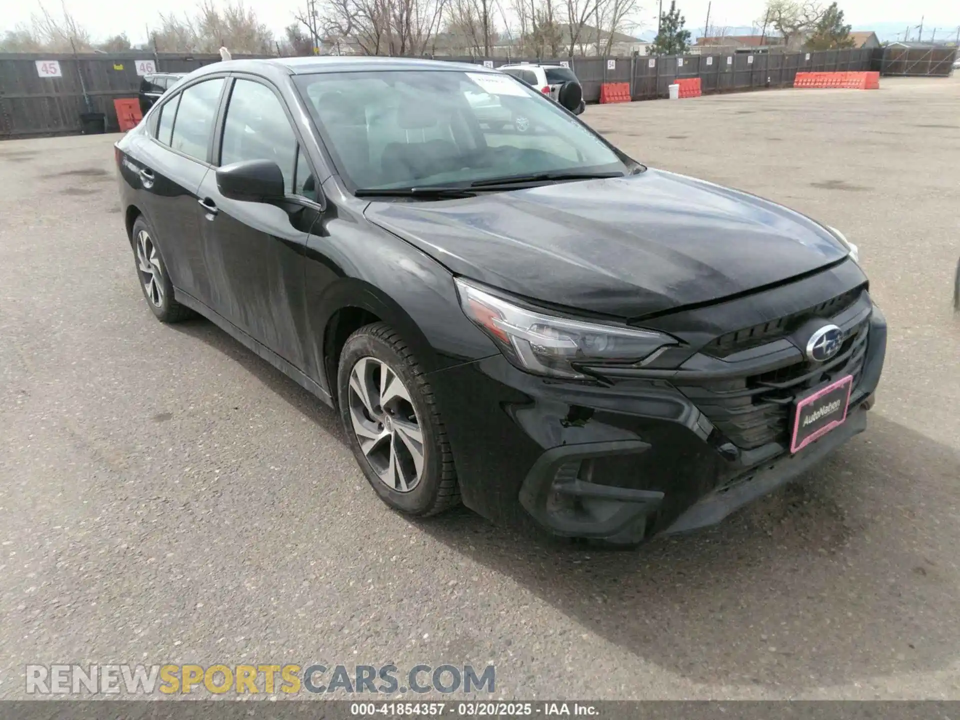 1 Photograph of a damaged car 4S3BWAB60S3004002 SUBARU LEGACY 2025