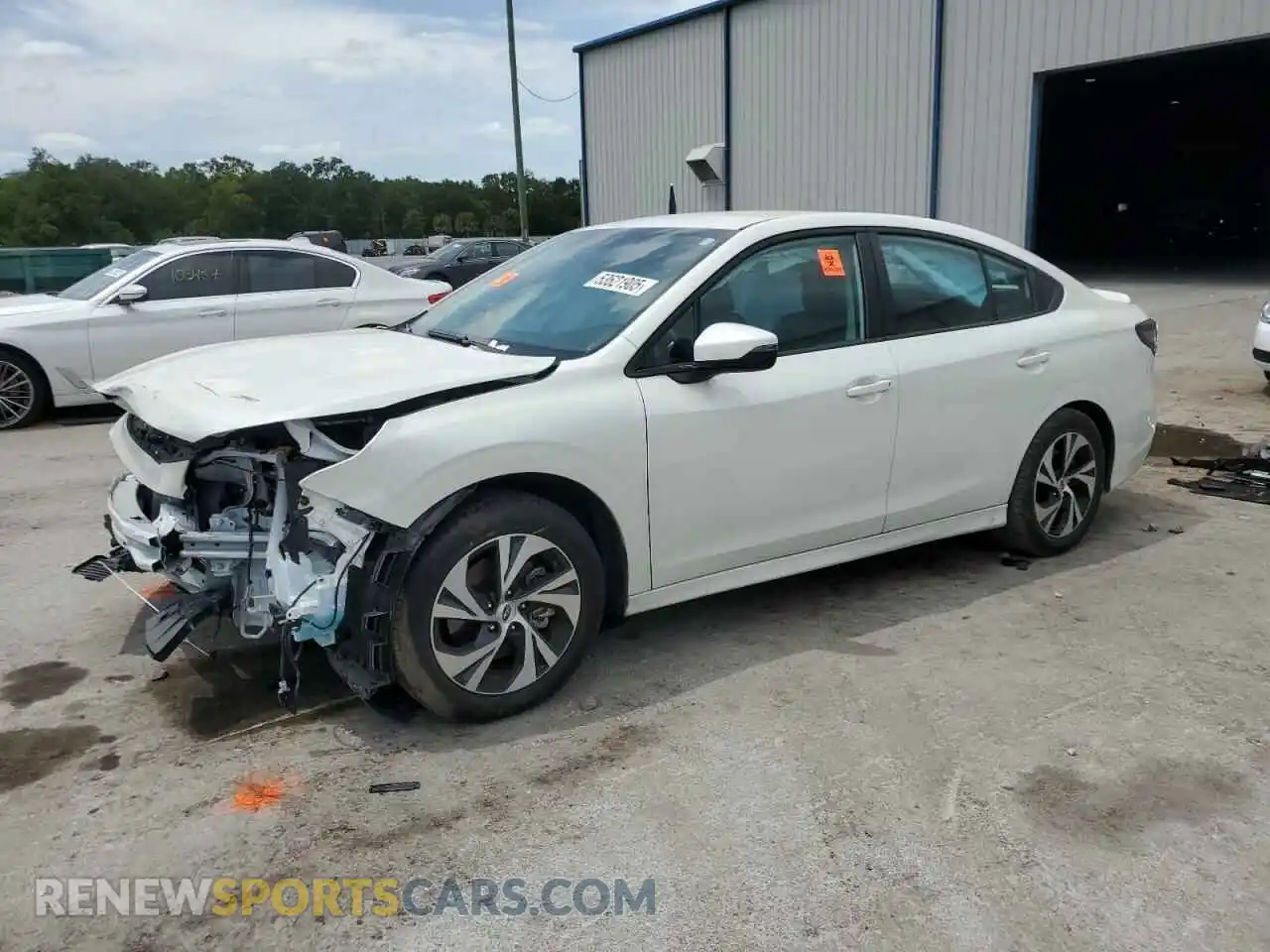 1 Photograph of a damaged car 4S3BWAD65S3003182 SUBARU LEGACY 2025