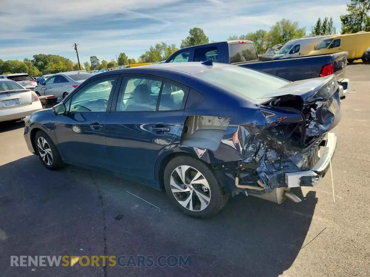 2 Photograph of a damaged car 4S3BWAF66S3021963 SUBARU LEGACY 2025
